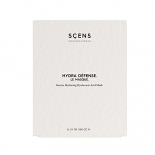 Le Masque à L’Acide Hialuronique | Mascarilla Hidratante 2uds - Hydra Défense - Scens ®