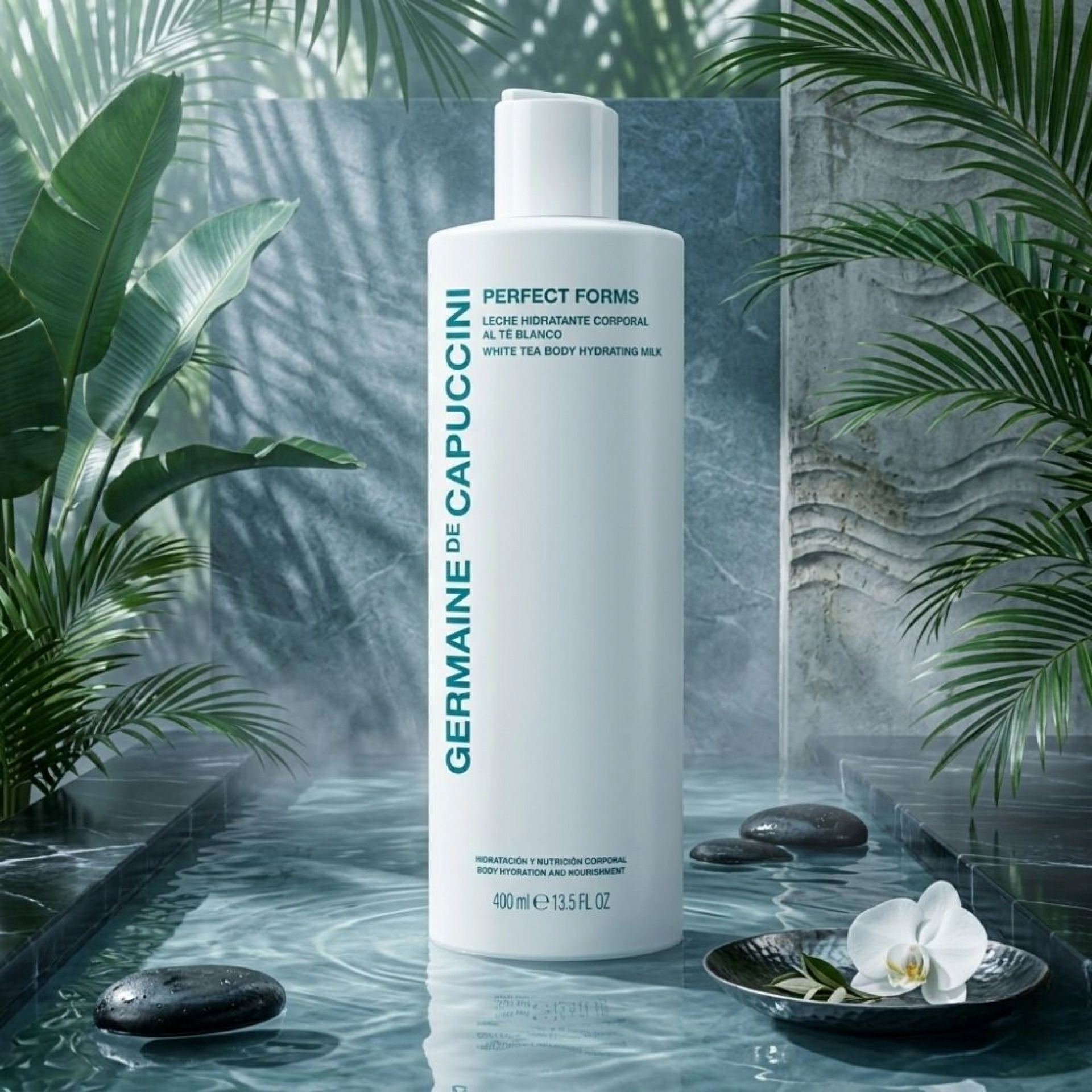 Leche Hidratante Corporal al Té Blanco 400ml - Perfect Forms- Germaine de Capuccini ®