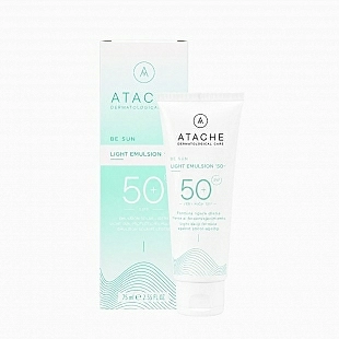 Light Emulsion SPF50+ | Emulsión solar facial suave 75ml - Be Sun - Atache ®
