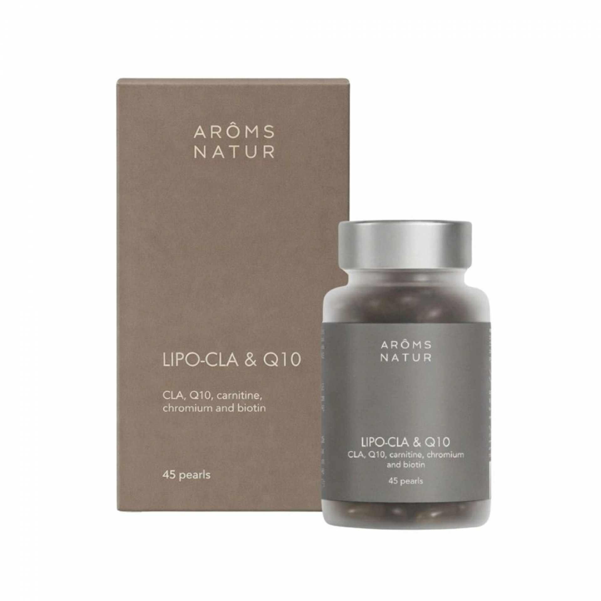 Lipo CLA & Q10 45 Perlas | Quema Grasa - Nutricosméticos - Arôms Natur ®