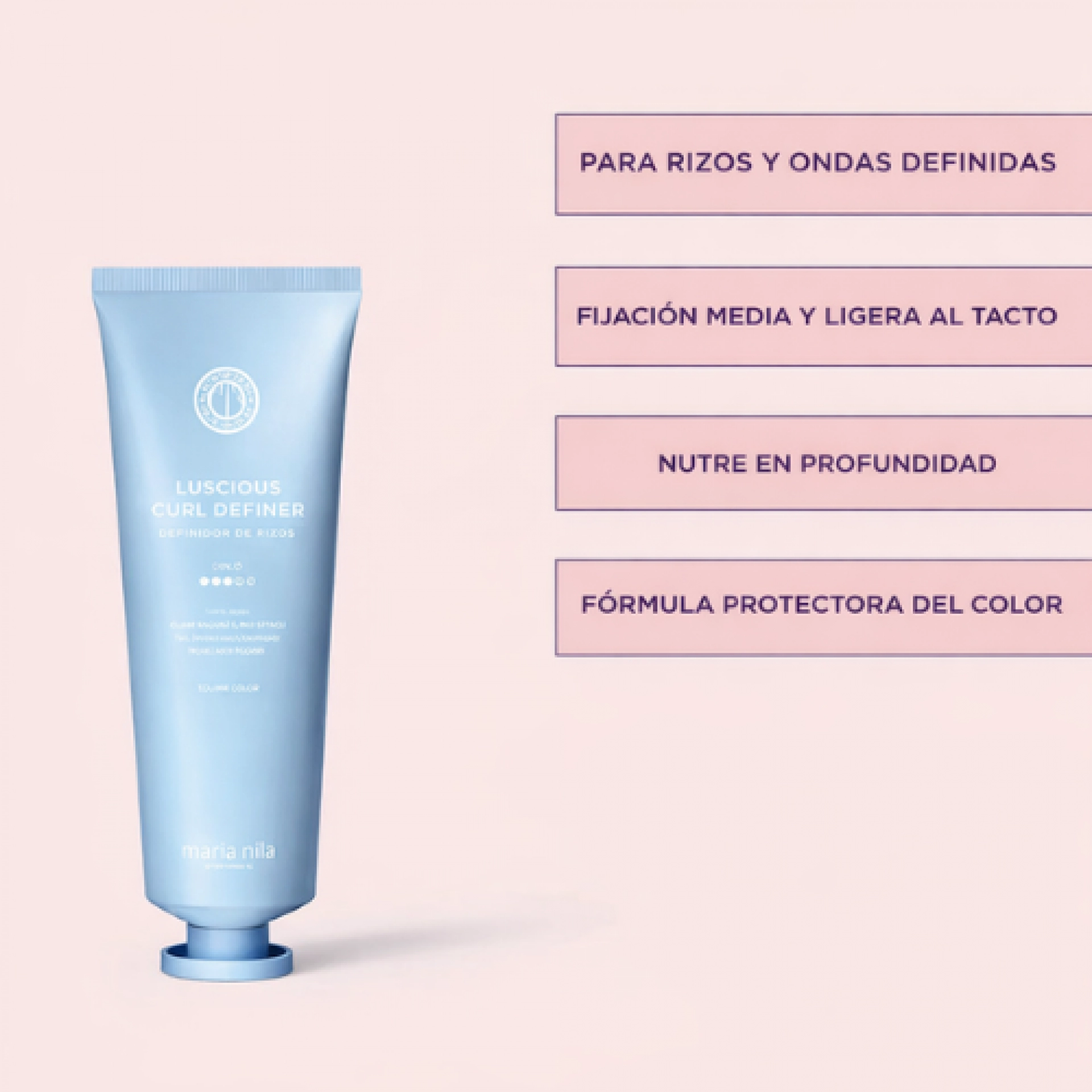 Luscious Curl Definer | Gel de Fijación Media para Rizos 125 ml - Coils & Curls - Maria Nila ®