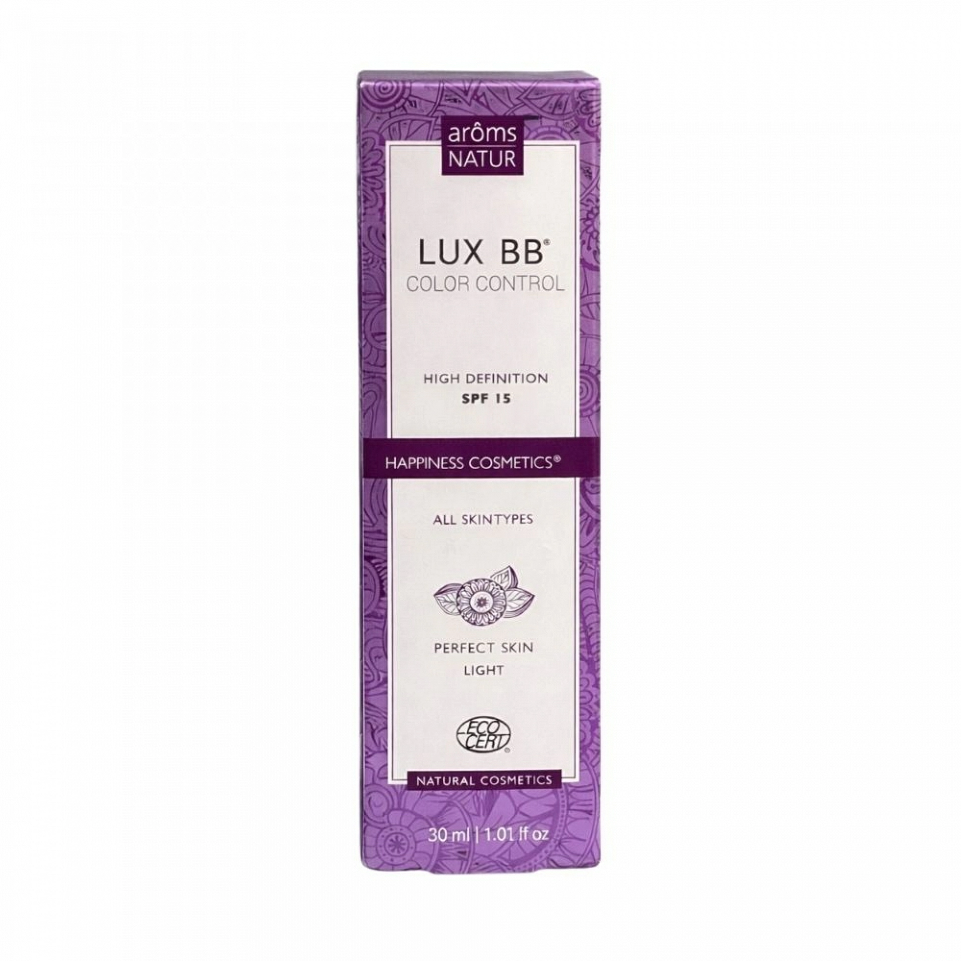 Lux BB - Control Color SPF15 | BB Cream 40ml - Happiness Cosmetics - Arôms Natur ®