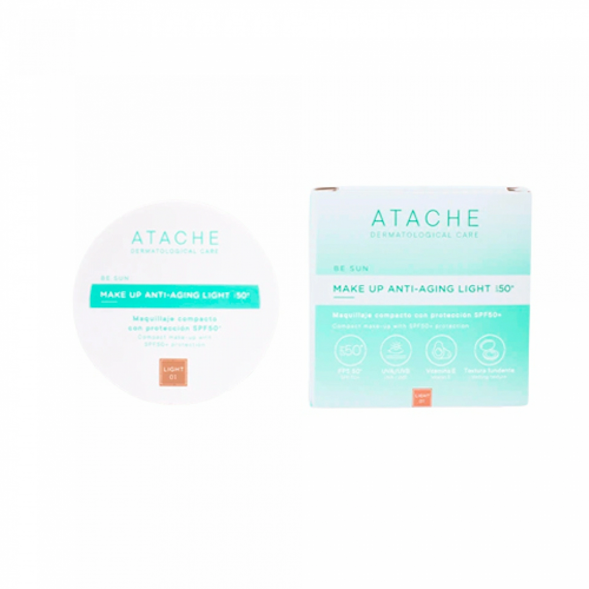 Make Up Anti-Aging SPF50 | Maquillaje Antiedad - Be Sun - Atache ®