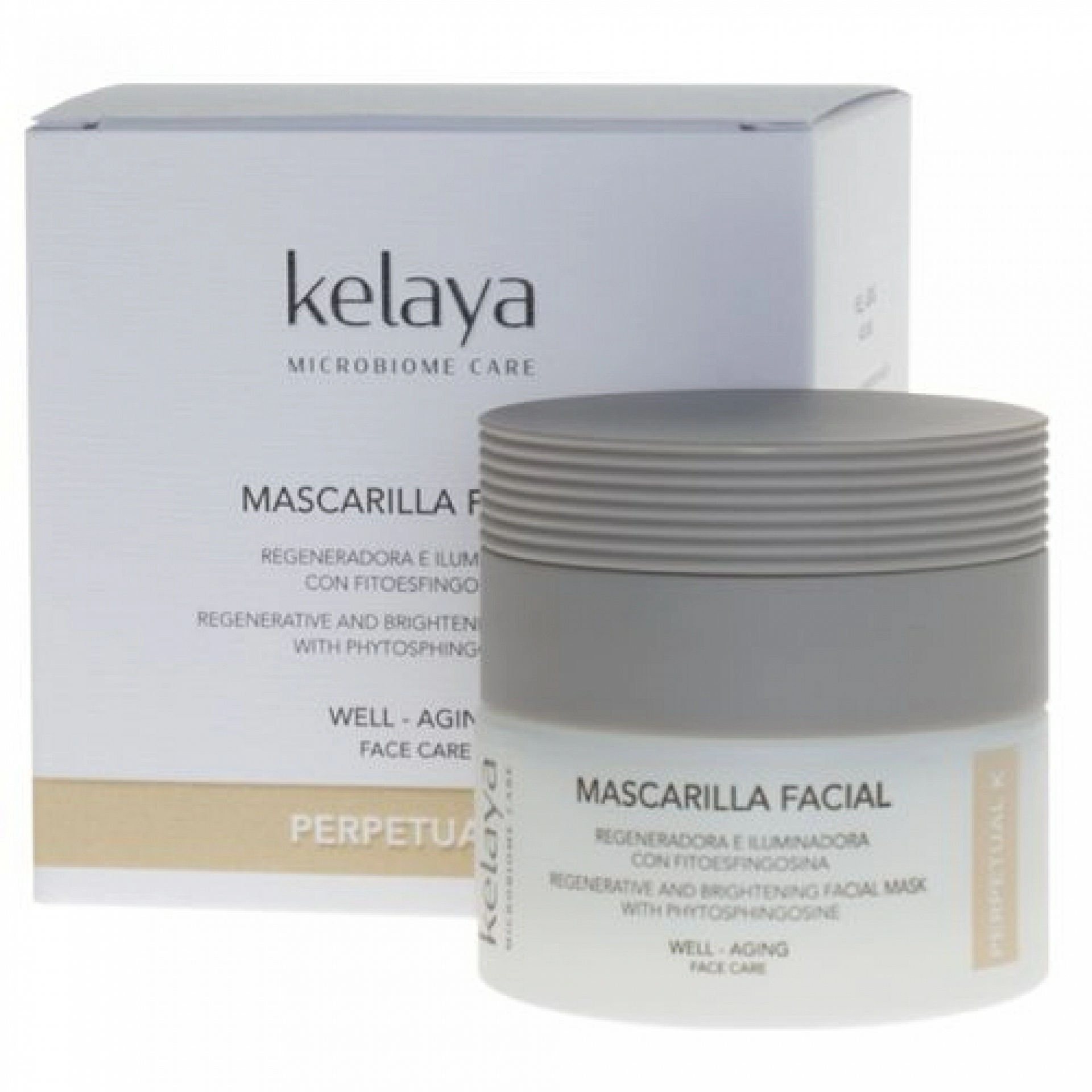 Mascarilla Facial Regeneradora | Mascarilla Iluminadora con Fitoesfingosina 50 ml - Perpetual K - Kelaya ®
