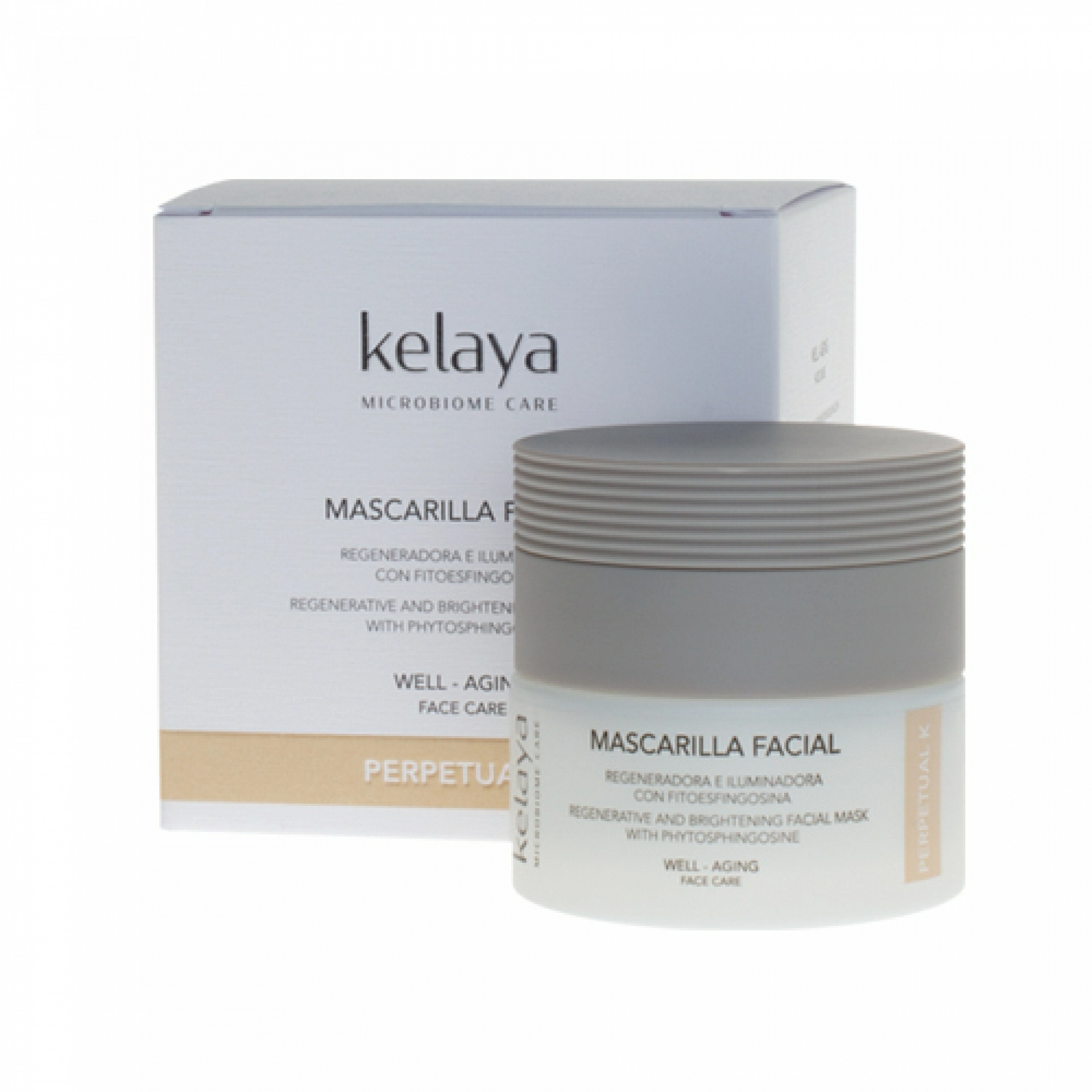 Mascarilla Facial Regeneradora | Mascarilla Iluminadora con Fitoesfingosina 50 ml - Perpetual K - Kelaya ®