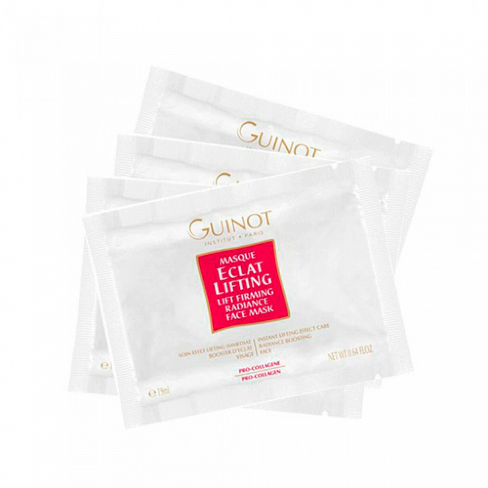 Masque Éclat Lifting | Mascarilla Facial Reafirmante 4 sobres - Guinot ®