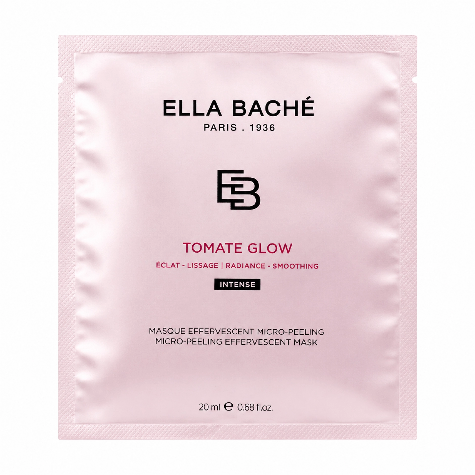 Masque Effervescent Micro-Peeling | Mascarilla efecto piel nueva - 1 ud - 20 ml - Tomate Glow - Ella Baché ®