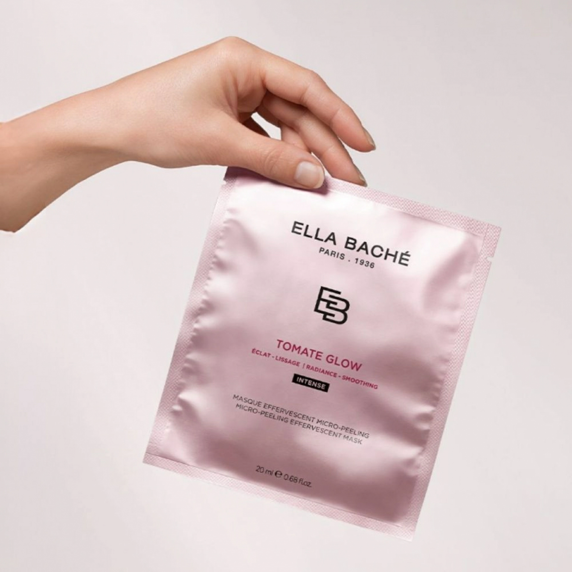 Masque Effervescent Micro-Peeling | Mascarilla efecto piel nueva - 1 ud - 20 ml - Tomate Glow - Ella Baché ®