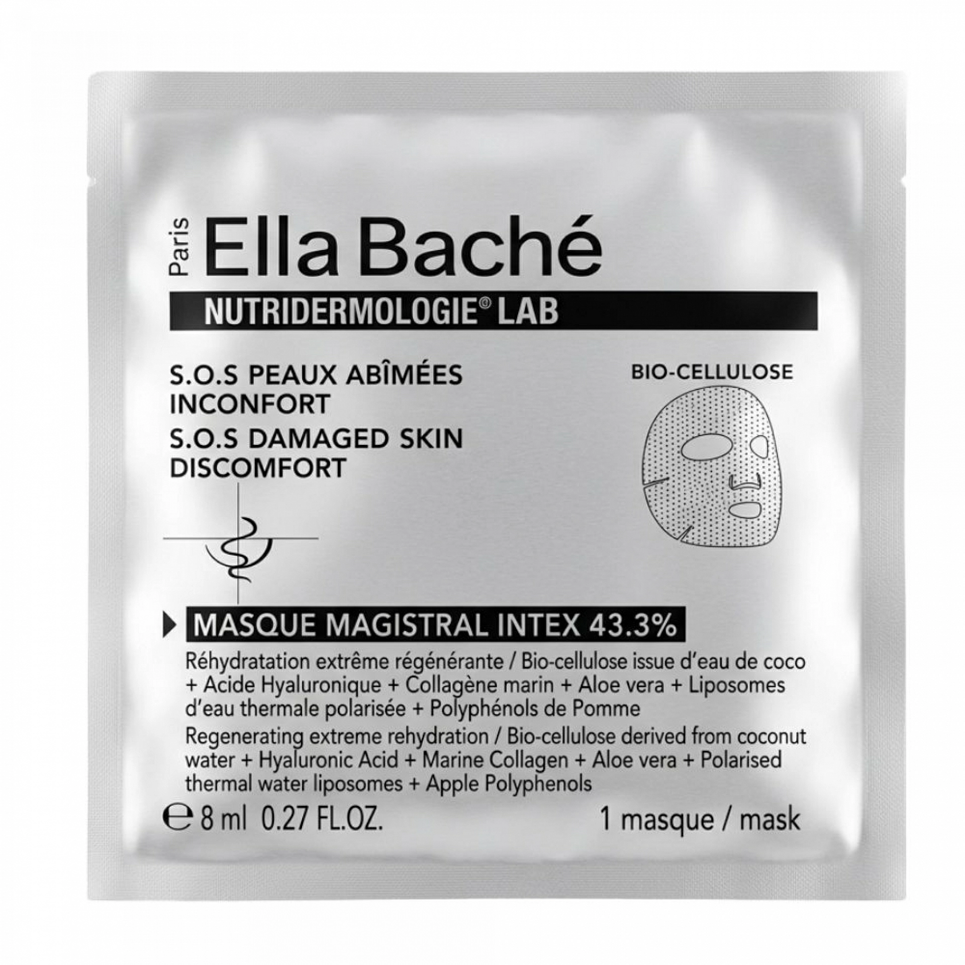 Masque Magistral Intex 43,4% | Mascarilla 1ud - Nutridermologie Lab - Ella Baché ®