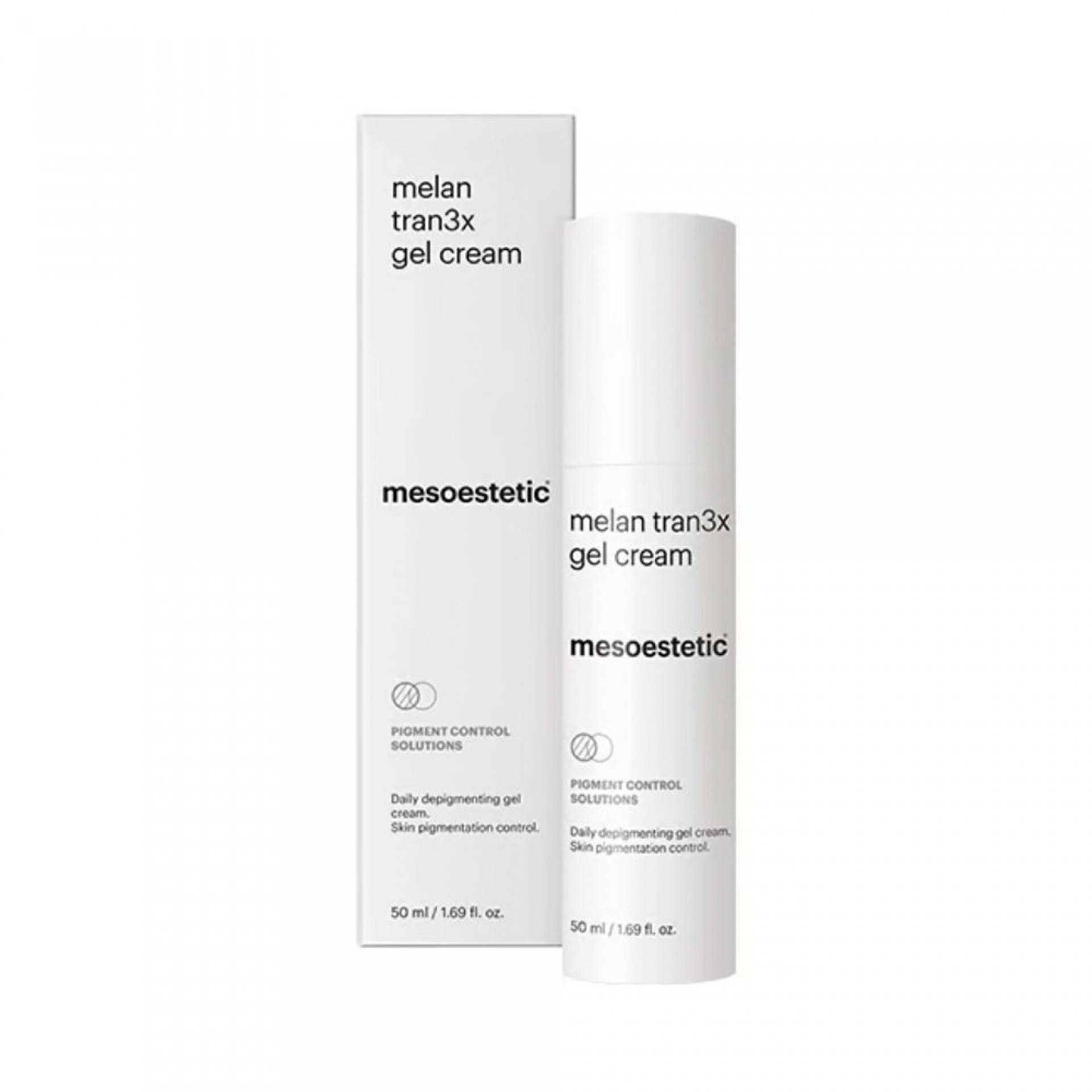 Melan Tran3x Gel Cream | Crema Despigmentante 50ml - Pigment Control Solutions - Mesoestetic ®