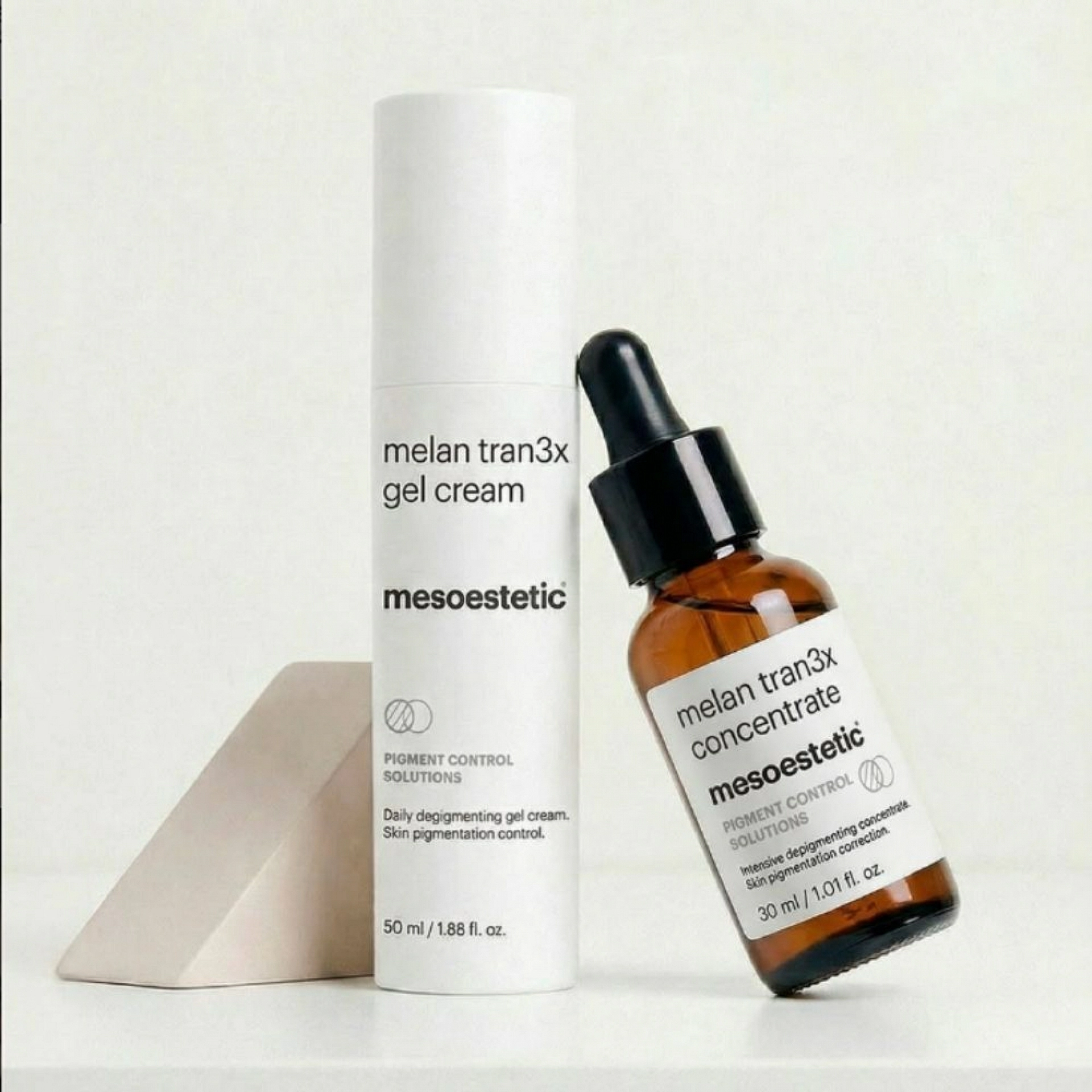 Melan Tran3x Gel Cream | Crema Despigmentante 50ml - Pigment Control Solutions - Mesoestetic ®