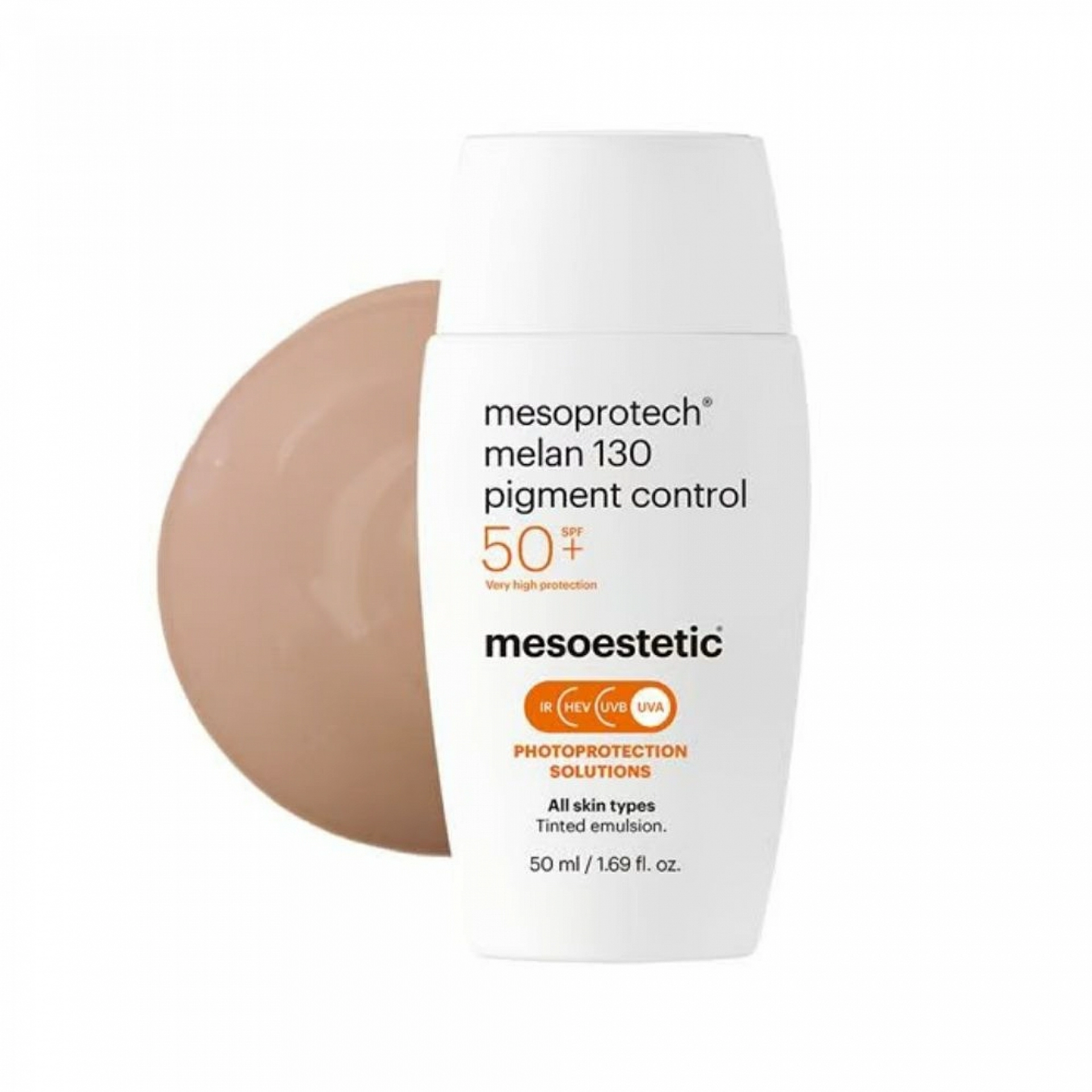 mesoestetic Melan 130+ pigment control | Protector con color 50ml - Photoprotection Solutions - mesoestetic ®
