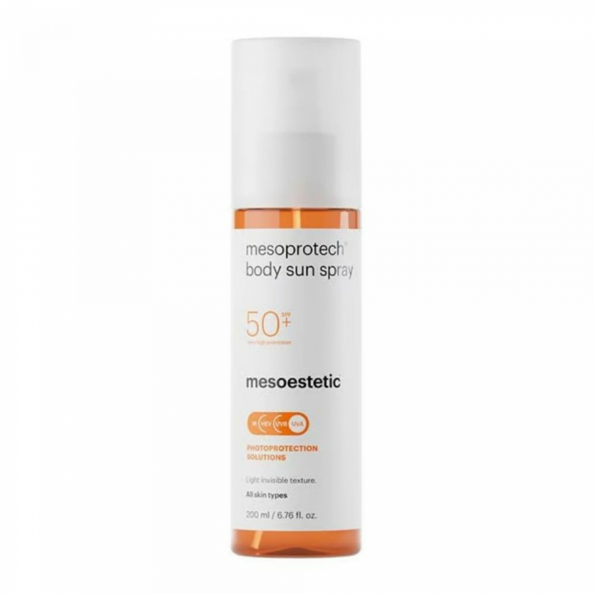 mesoprotech body sun spray | protector solar corporal en spray 200ml - mesoprotech - mesoestetic ®