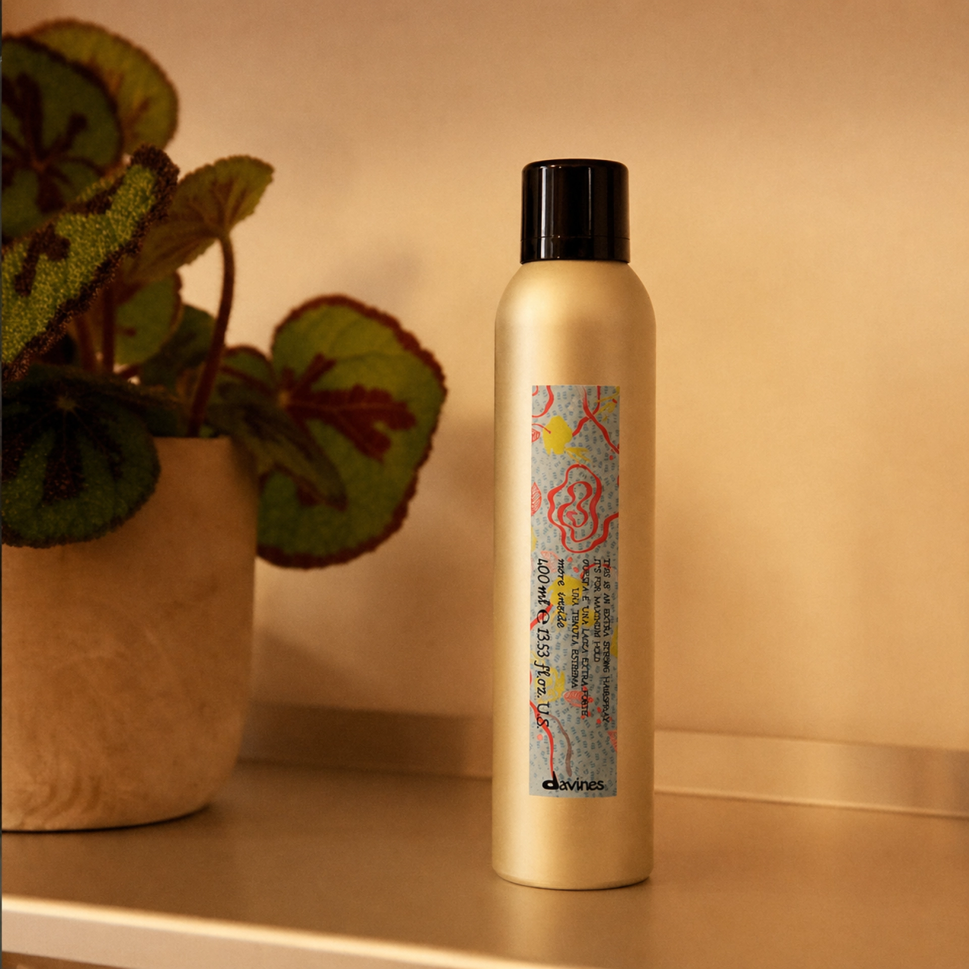 MI Extra-Strong Hold Hair-Spray | Laca invisible extra fuerte 400ml - More Inside - Davines ®