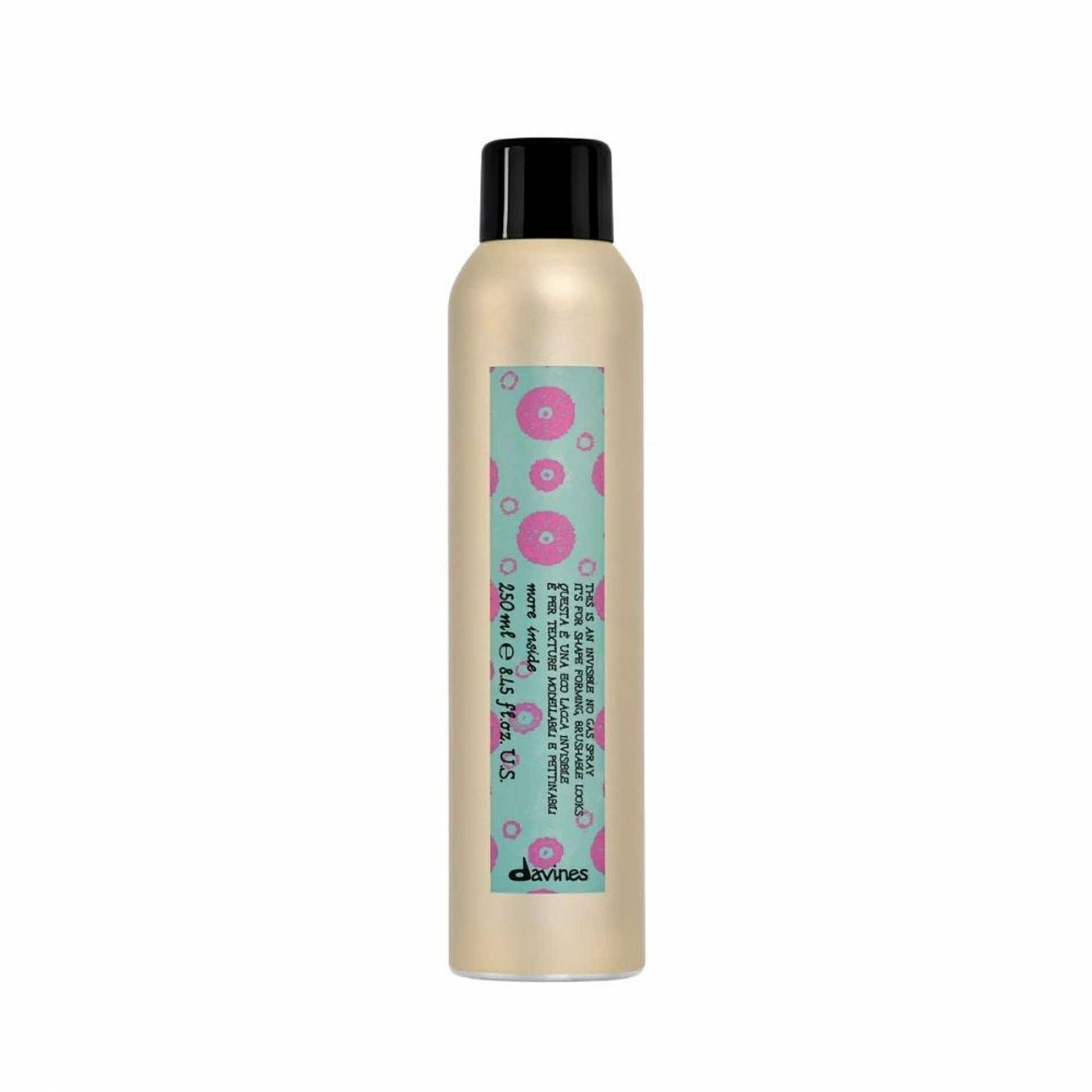 MI INVISIBLE NO GAS SPRAY | Laca invisible fijación media 250 ml - More Inside - Davines ®