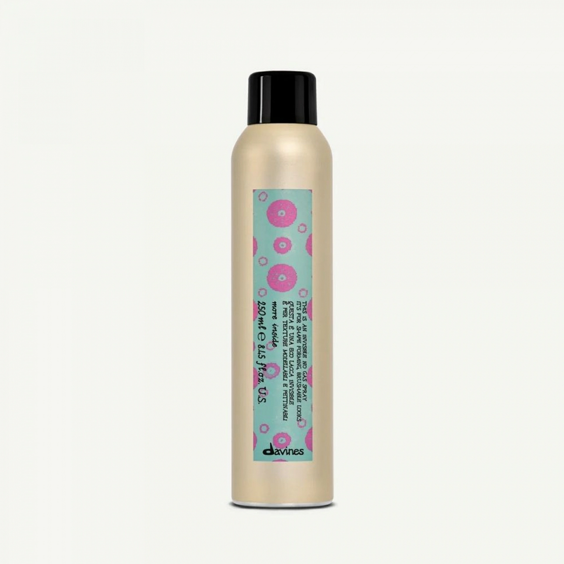 MI INVISIBLE NO GAS SPRAY | Laca invisible fijación media 250 ml - More Inside - Davines ®
