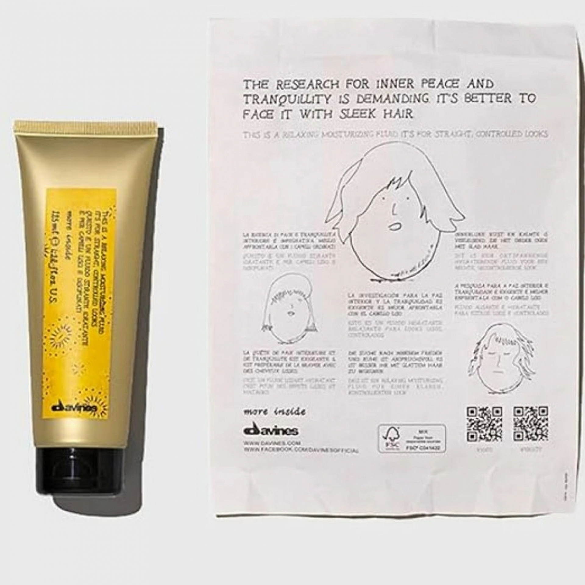 MI Relaxing Moisturizing Fluid | Fluido hidratante 125 ml - More Inside - Davines ®