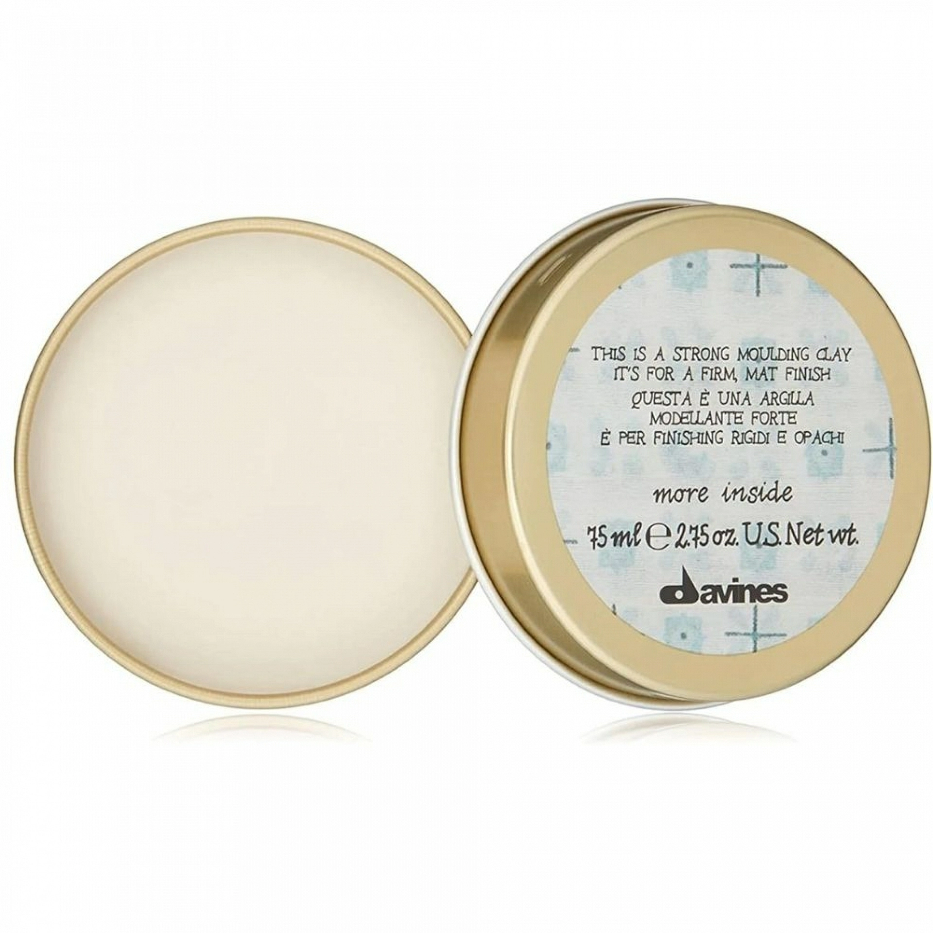 MI Strong Moulding Clay | Arcilla modeladora 75ml - More Inside - Davines ®