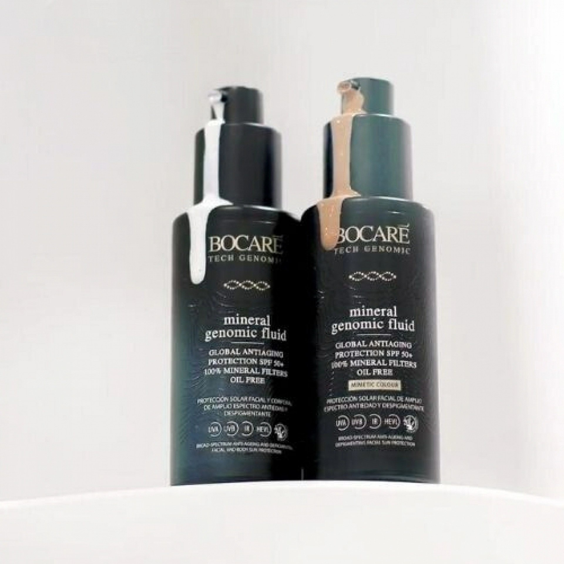 Mineral Genomic Fluid | Protector solar fluido antiedad SPF50+ 50 ml – Mineral Genomic – Bocaré Tech Genomic ®