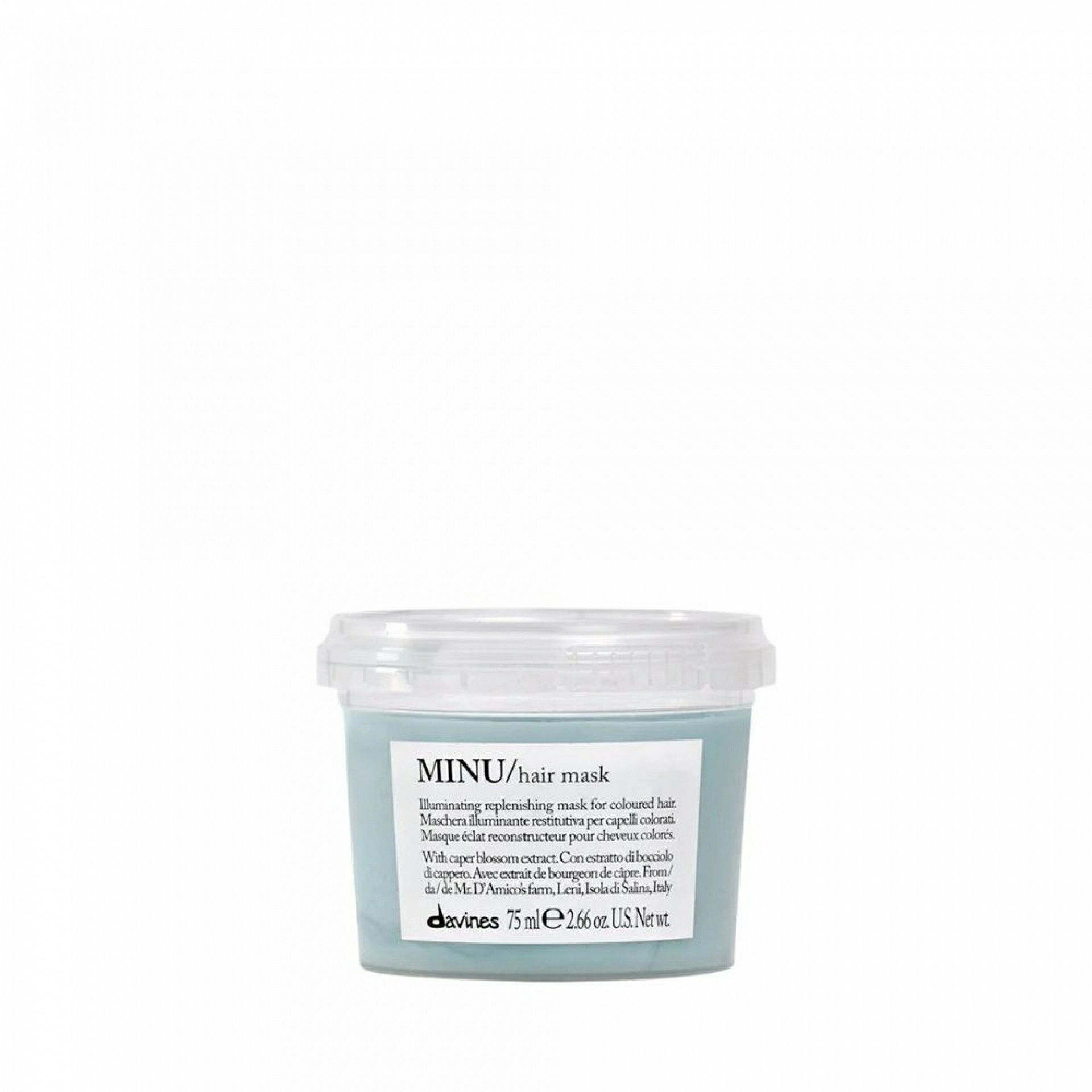 MINU / Hair Mask | Mascarilla iluminadora para pelo teñido - Essential Haircare - Davines ®