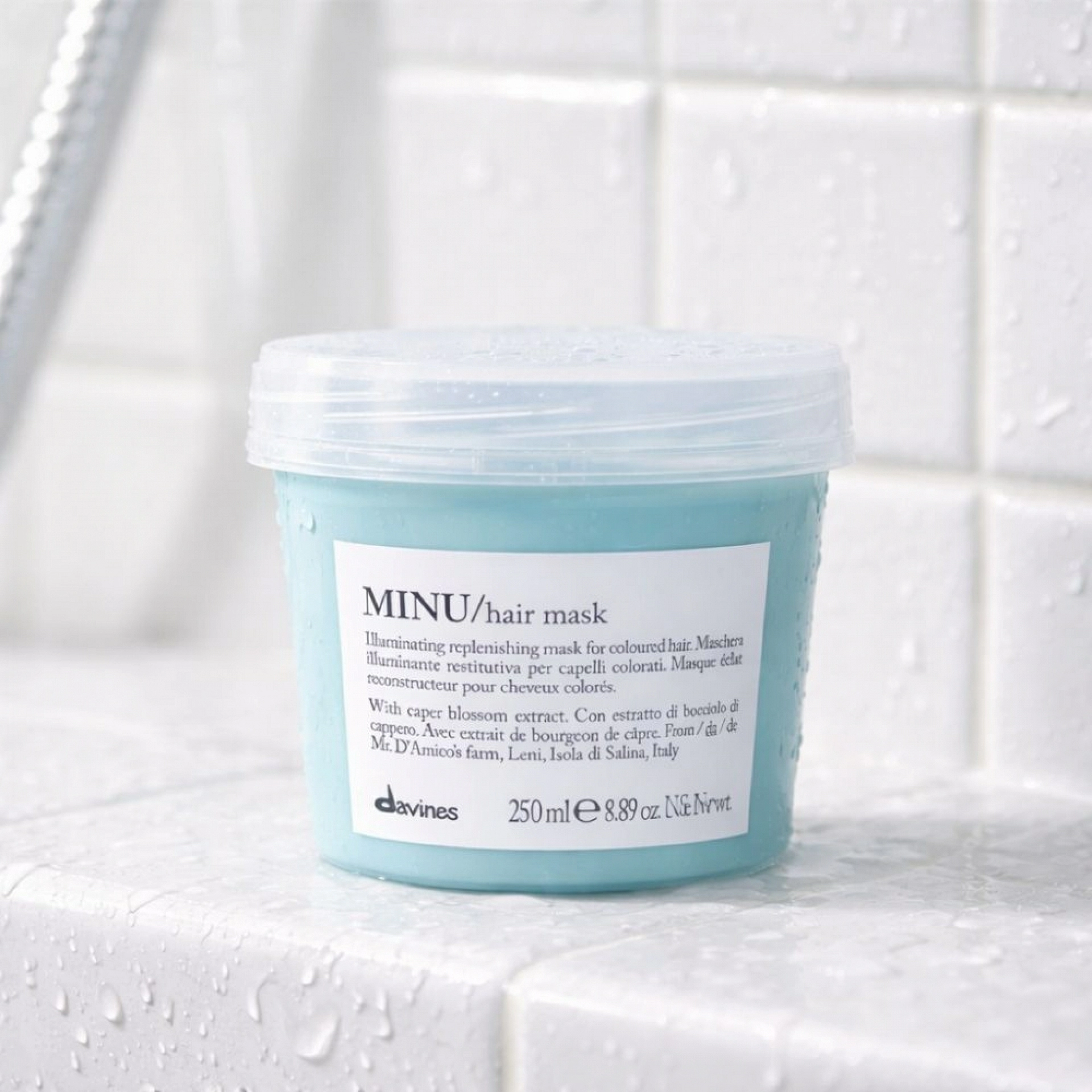 MINU / Hair Mask | Mascarilla iluminadora para pelo teñido - Essential Haircare - Davines ®
