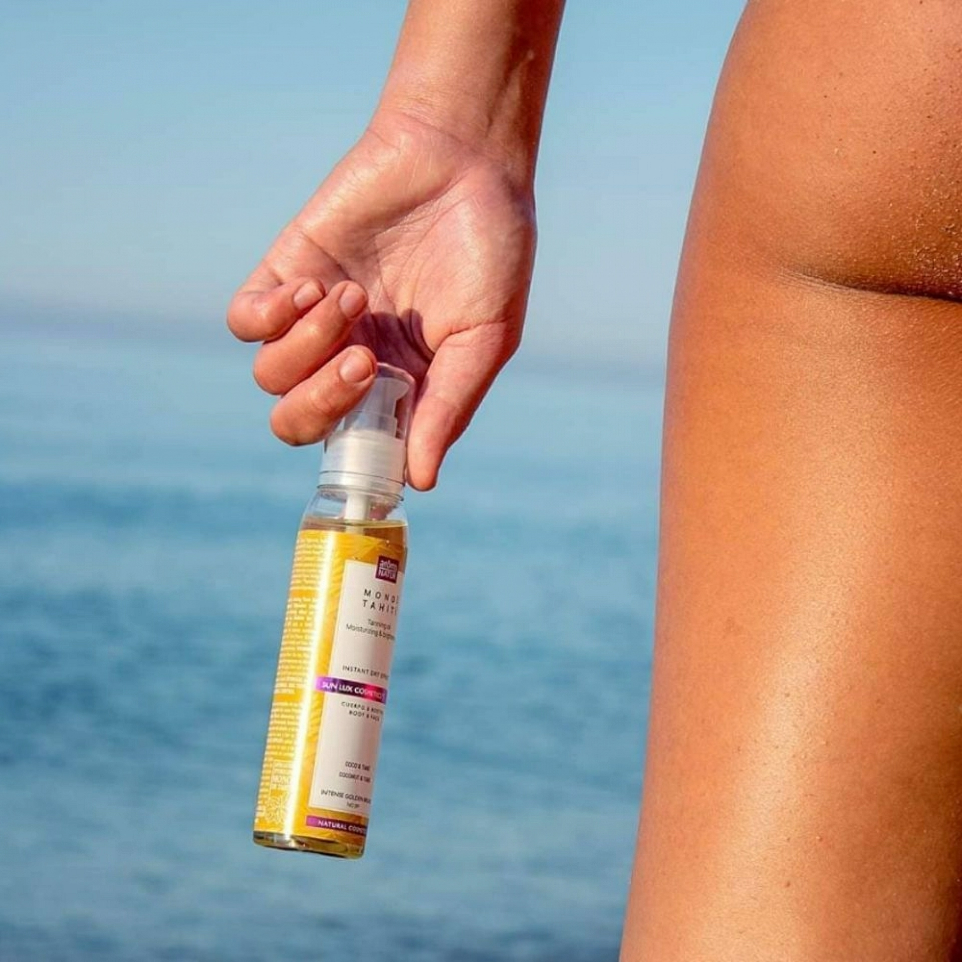 Monoï Tahití | Aceite seco bronceador 125ml - Solar Cosmetics - Arôms Natur ®