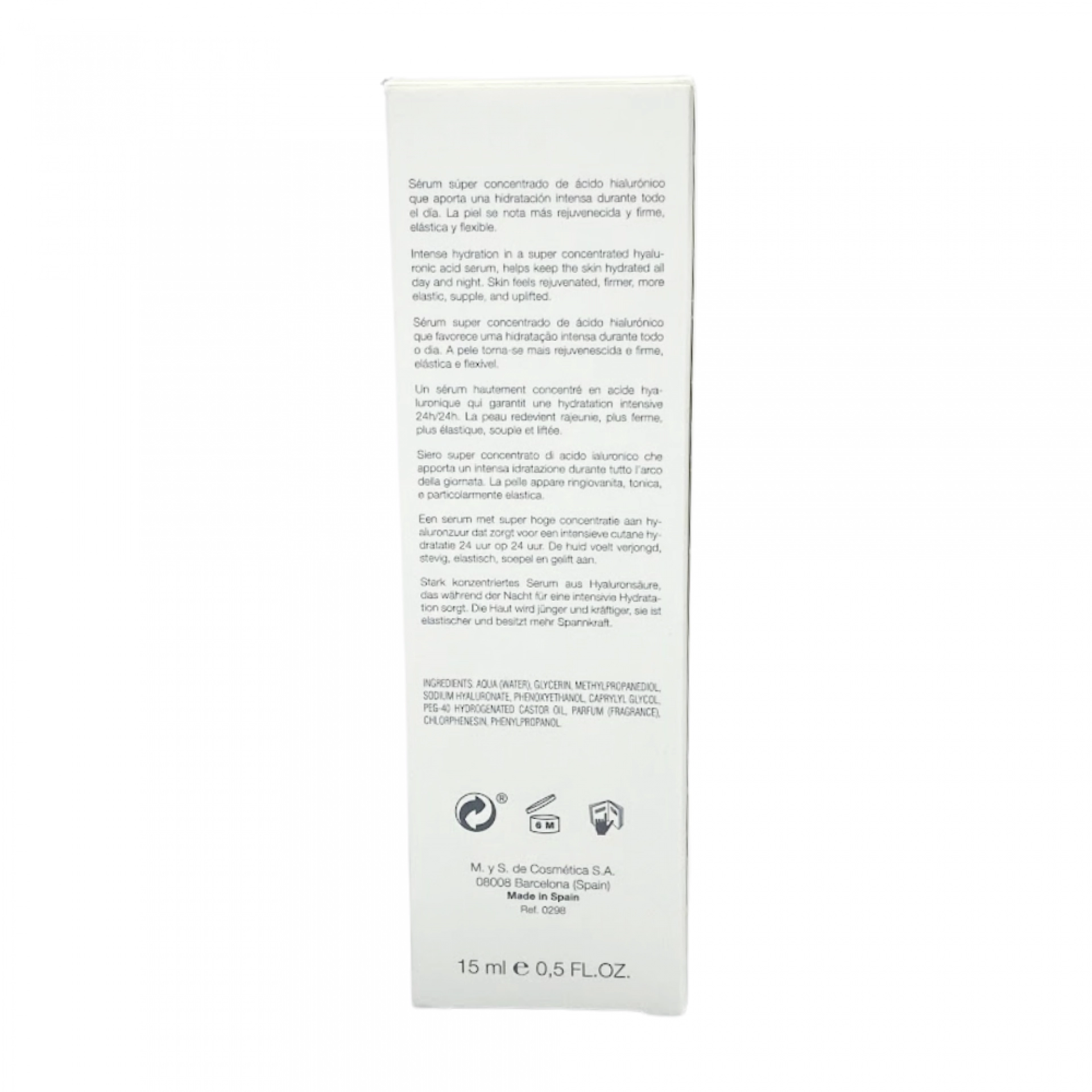 Multi Molecular Hyaluronic Filler | Sérum 15ml - HA50X - Bruno Vassari ®