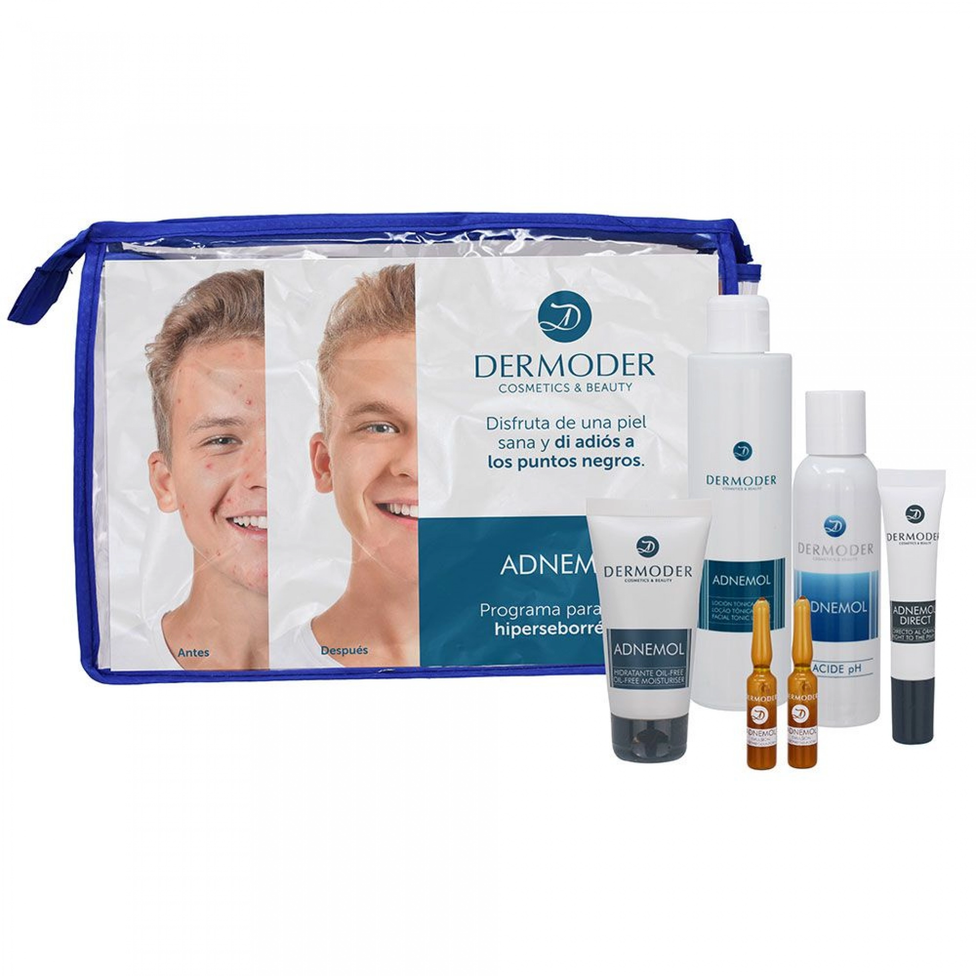 Neceser Adnemol | Pack para pieles grasas y seborreicas - Dermoder ®