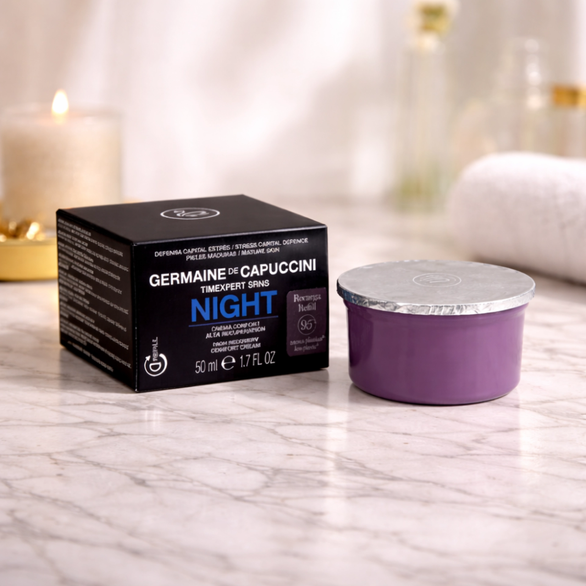 Night Crema Confort Alta Recuperación 50ml - Timexpert SRNS- Germaine de Capuccini ®