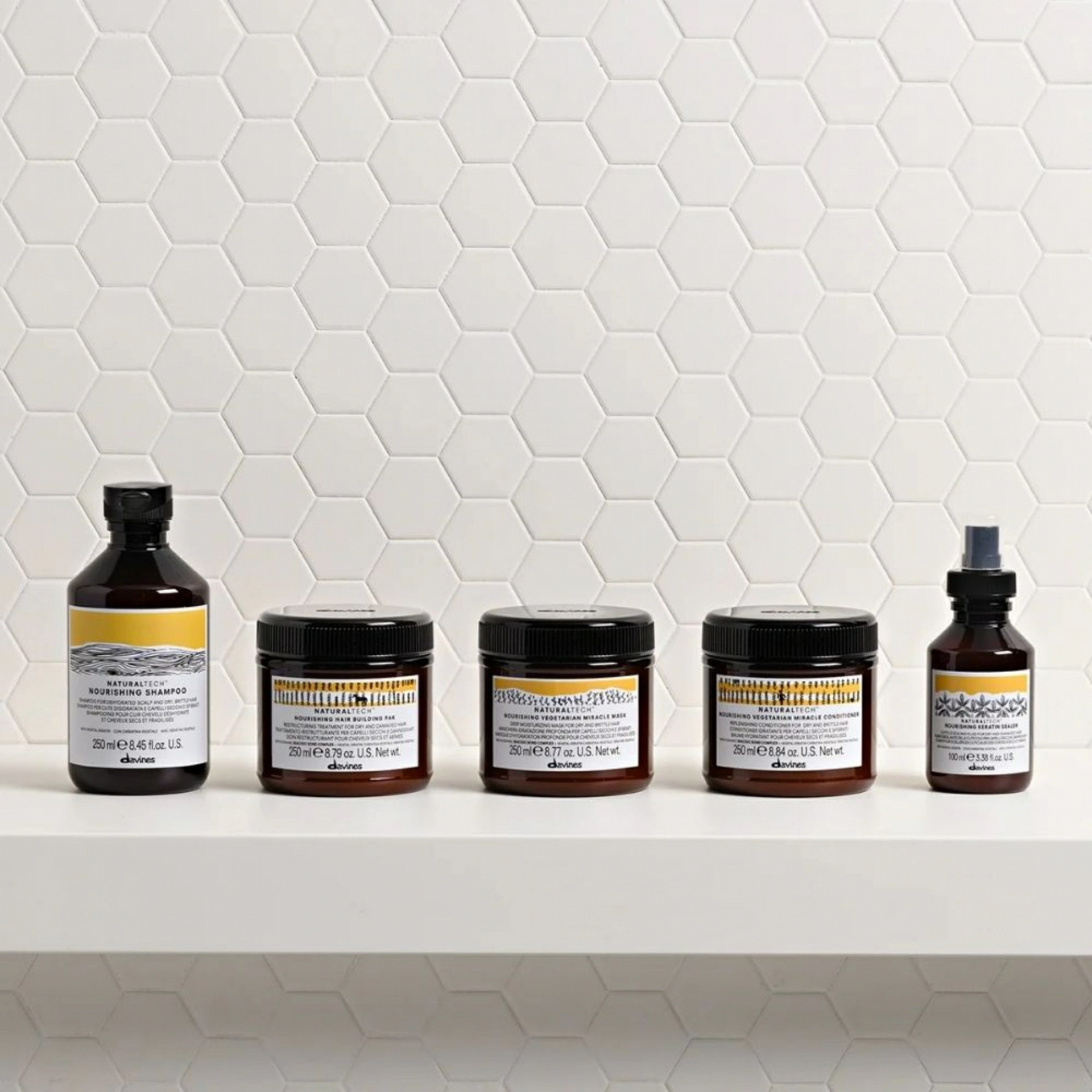 NOURISHING HAIR BUILDING PAK | Mascarilla cabellos secos y dañados - Naturaltech - Davines ®