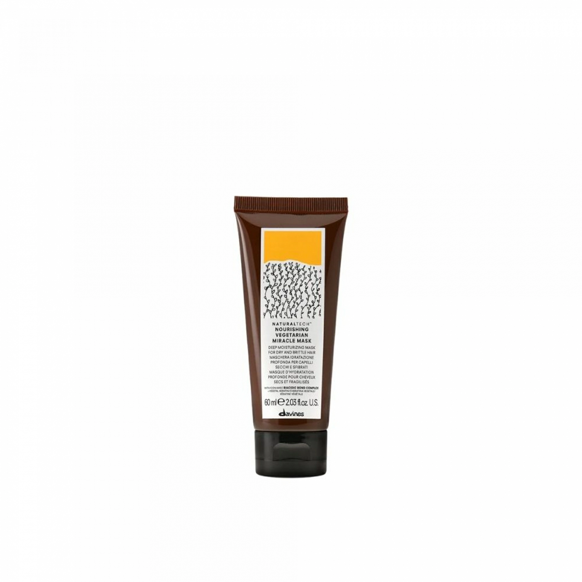 NOURISHING VEGETARIAN MIRACLE MASK | Mascarilla cabellos secos y dañados - Naturaltech - Davines ®
