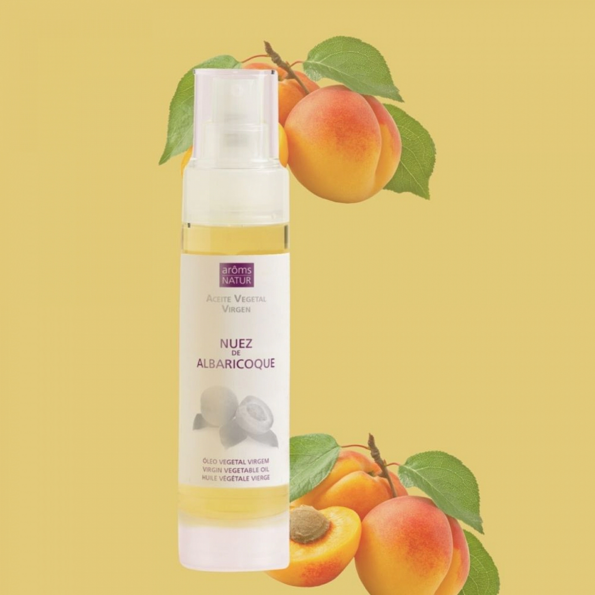 Nuez de Albaricoque | Aceite vegetal iluminador 100ml - Arôms Natur ®