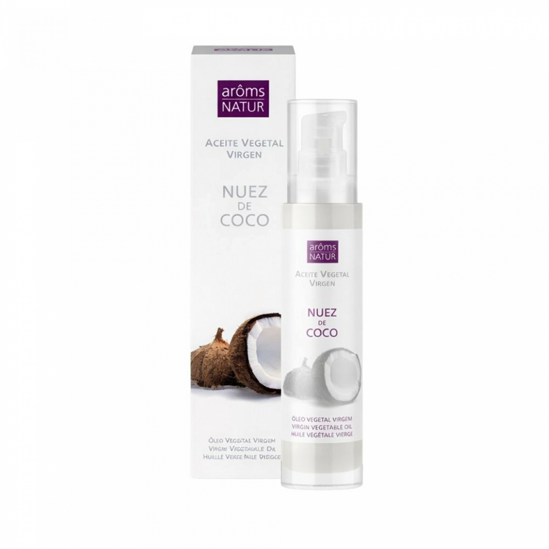 Nuez de Coco | Aceite vegetal hidratante 100ml - Arôms natur ®