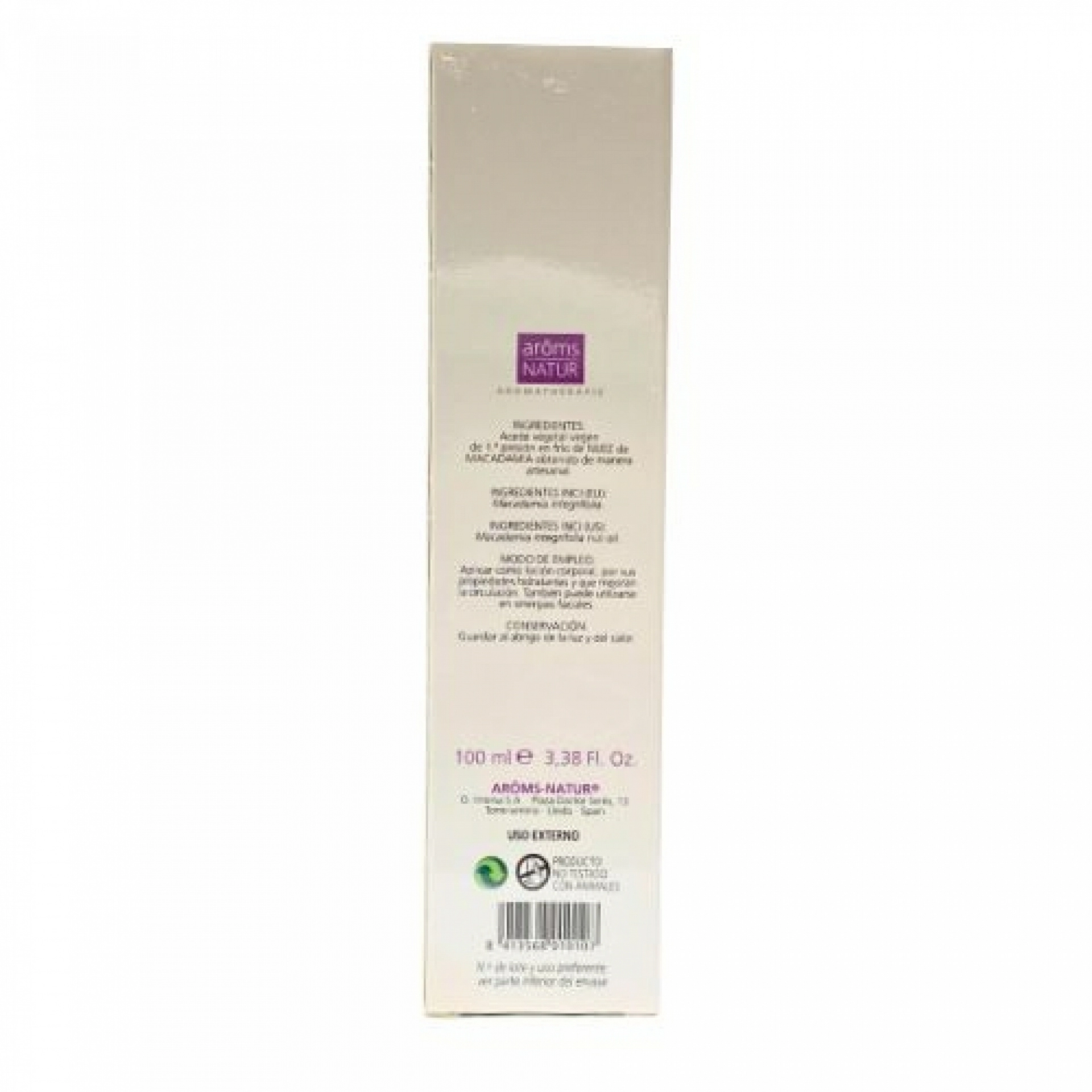 Nuez de Macadamia | Aceite vegetal antiinflamatorio 100ml - Arôms Natur ®