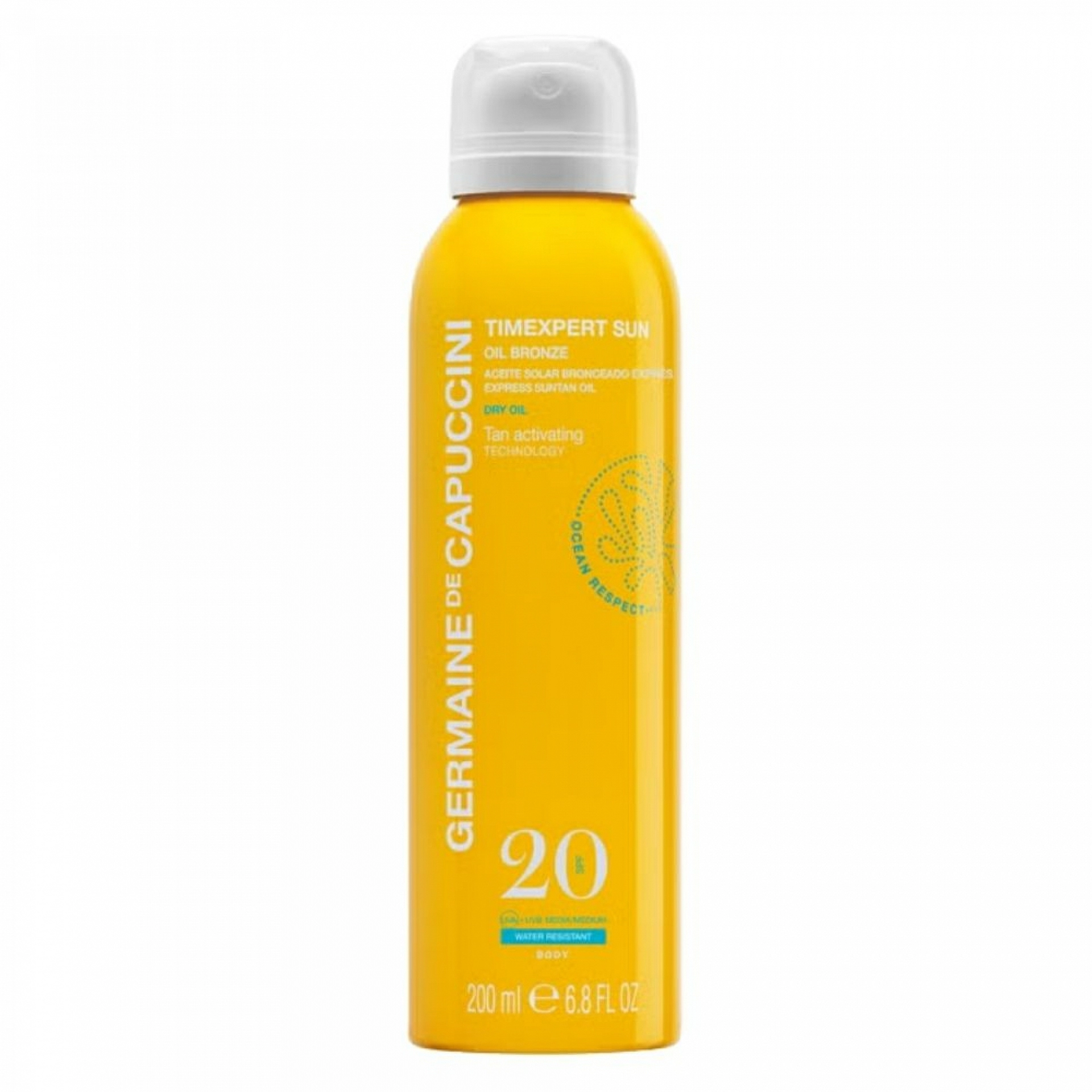 Oil Bronze SPF 20 Dry Oil | Aceite bronceador 200 ml - Timexpert Sun - Germaine de Capuccini ®