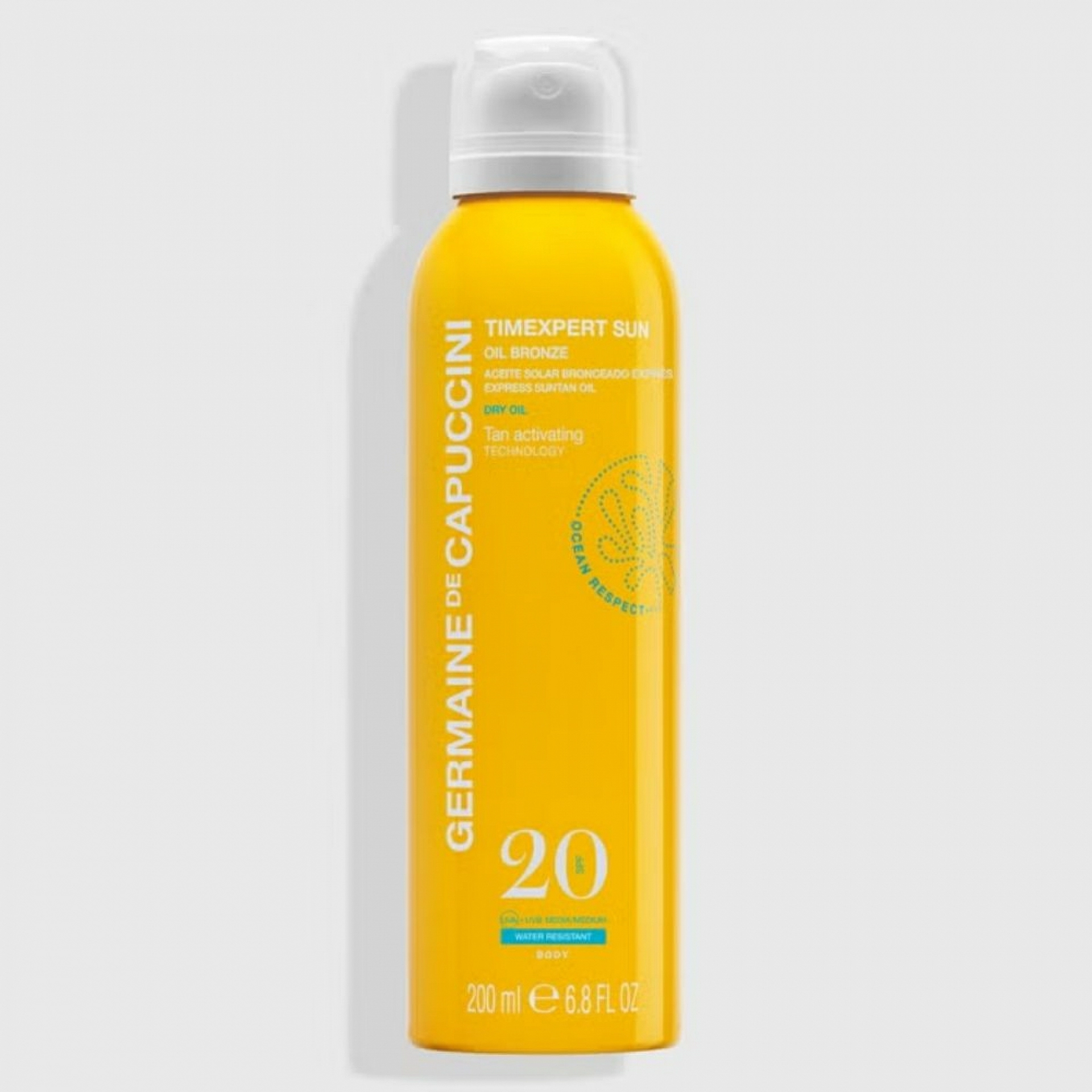 Oil Bronze SPF 20 Dry Oil | Aceite bronceador 200 ml - Timexpert Sun - Germaine de Capuccini ®