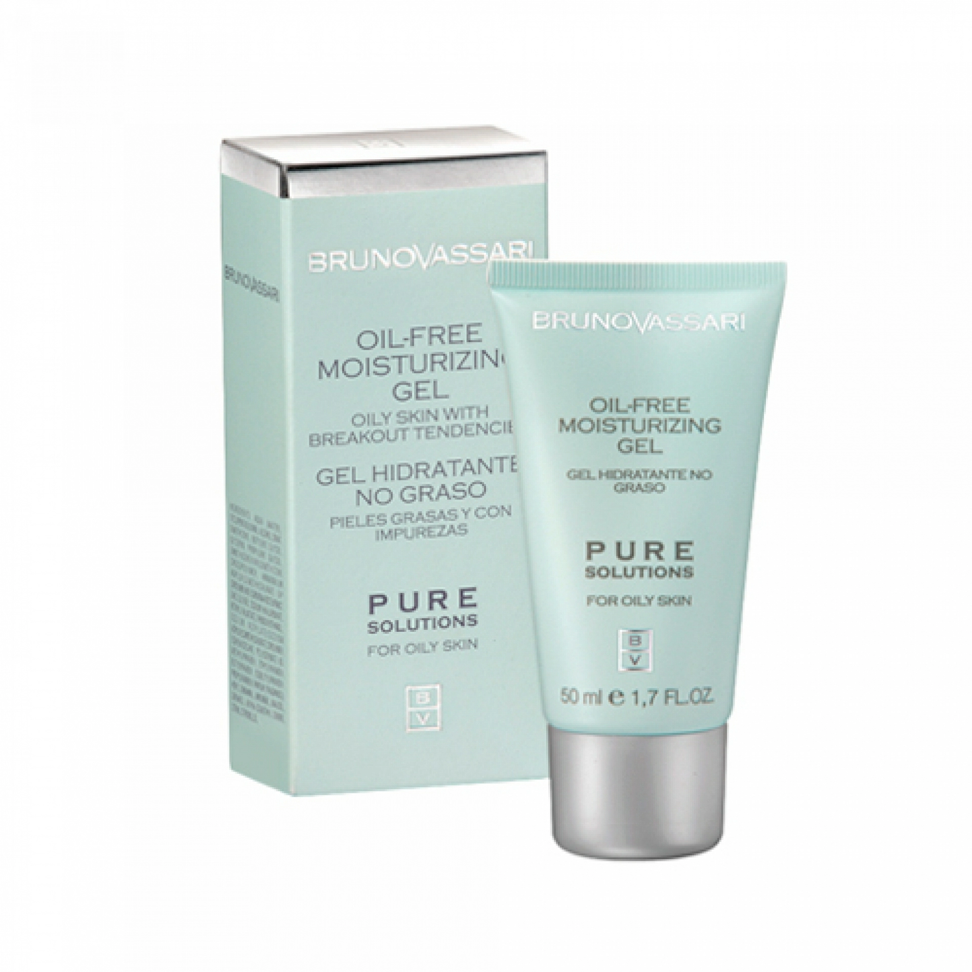 Oil-Free Moisturizing Gel | Hidratante no graso 50ml - Pure Solutions - Bruno Vassari ®