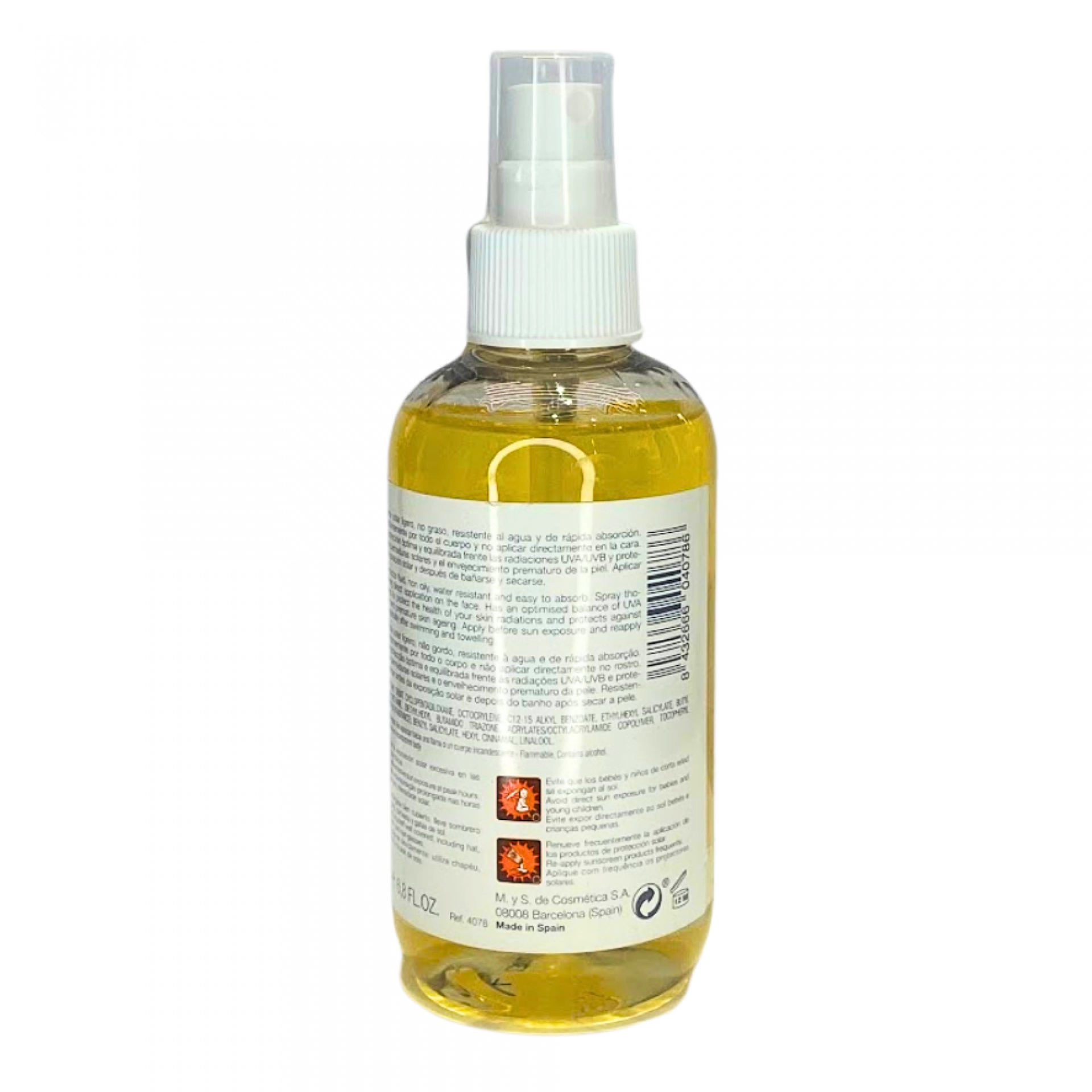 Oil-free Sun Spray SPF25 | Spray protector 200ml - Sun Defense - Bruno Vassari ®
