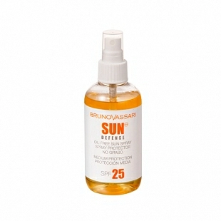 Oil-free Sun Spray SPF25 | Spray protector 200ml - Sun Defense - Bruno Vassari ®