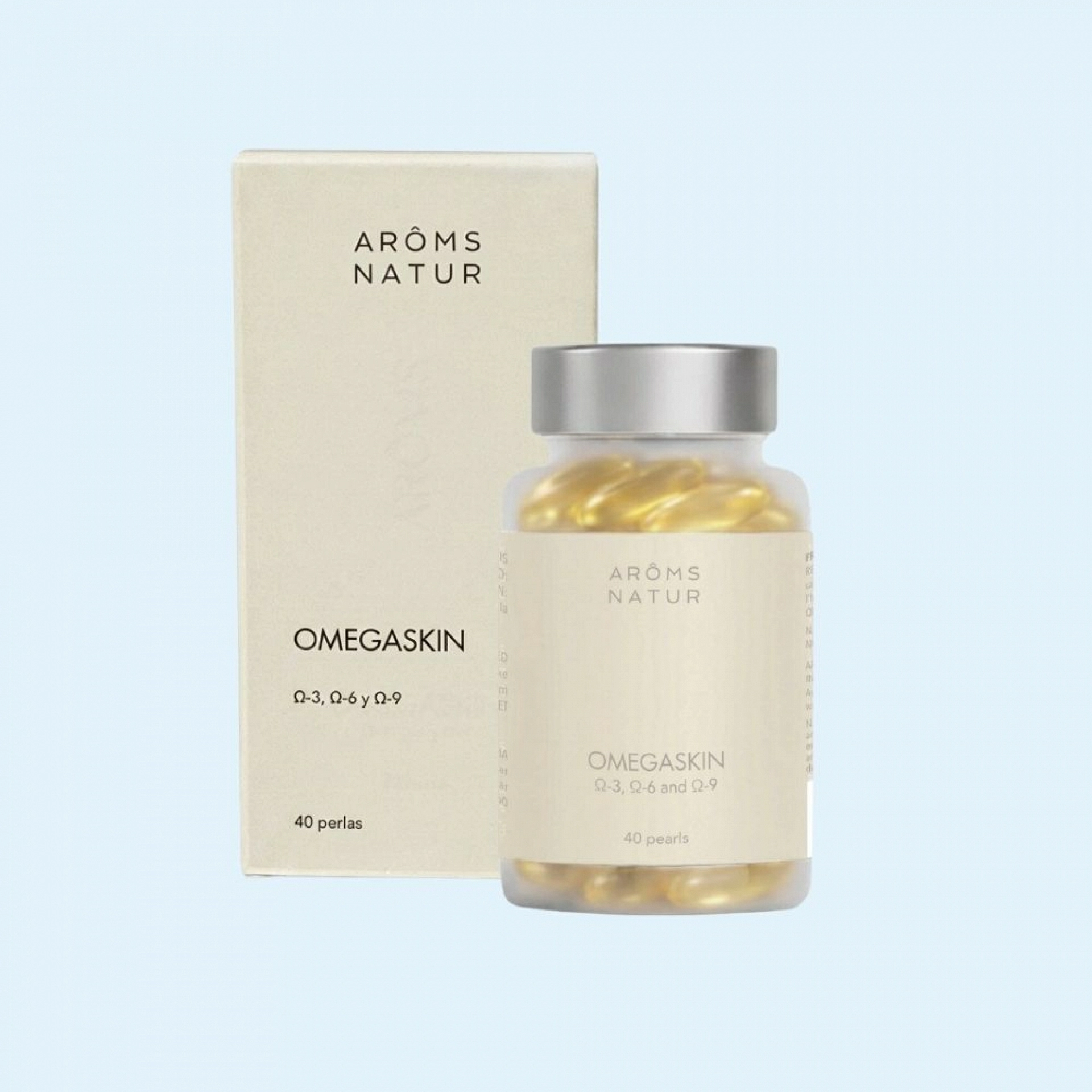 Omegaskin | Complemento alimenticio hidratante 40uds - Nutricosméticos - Arôms Natur ®