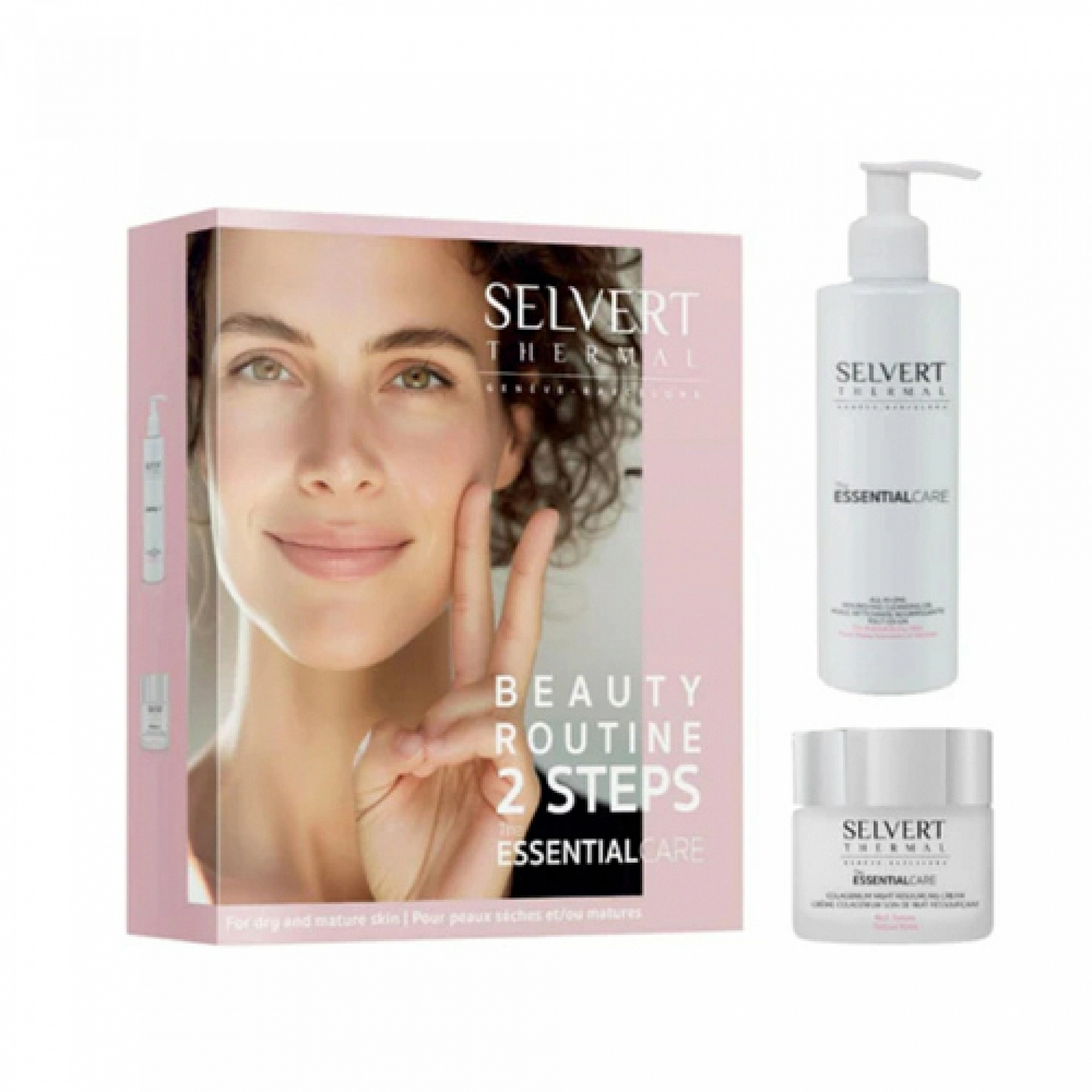 Pack Beauty Routine in 2 Steps. Piel seca-madura - The Essential Care - Selvert Thermal ®