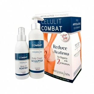 Pack Celulit Combat | Body Cream Sculptor 200ml + Body Oil Reafirm 125 ml - Nirvana Spa ®