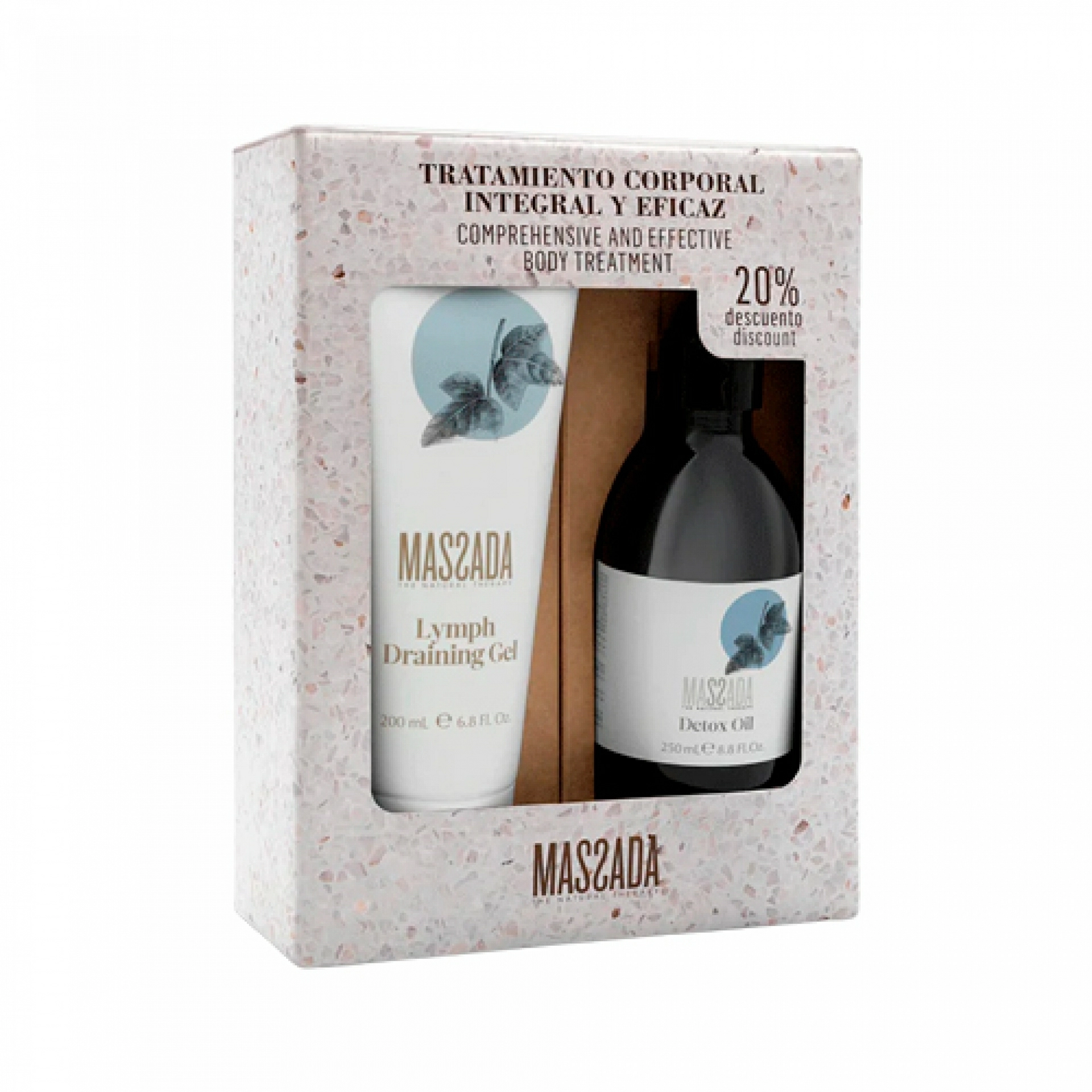 Pack Corporal Celulitis y Piernas Cansadas | Detox Oil + Gel Linfodrenante - Massada ®
