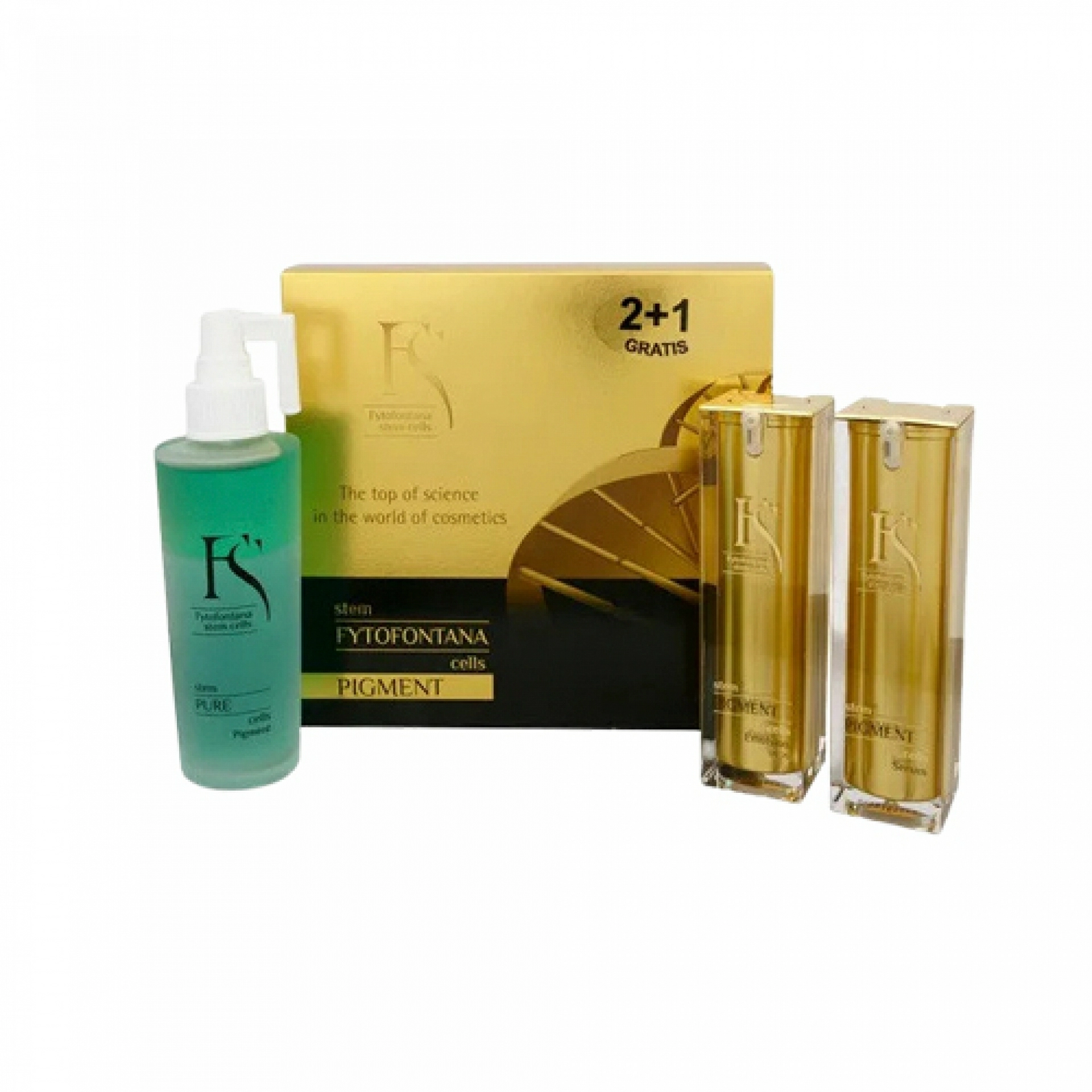 Pack Despigmentante | Stem Cells Pigment Serum 30ml + Stem Cells Pigment Emulsion 30ml + Stem Cells Pure Pigment 125ml - Fytofontana ®