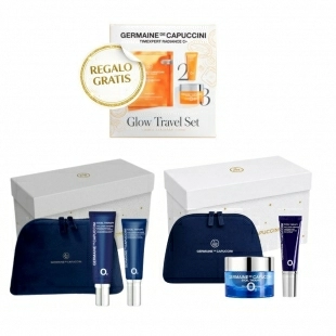 Pack Excel Therapy O2 Pollution Defense | Crema o Emulsión Oxigenante 50ml + Contorno de Ojos 15ml + neceser de regalo - Germaine de Capuccini ®