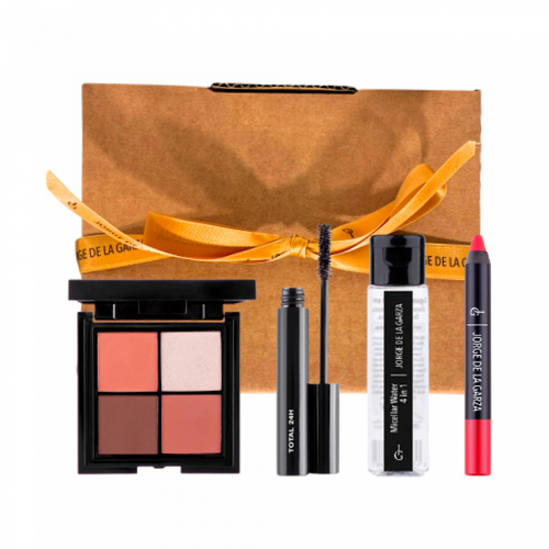 Pack Pantone Mocha | Paleta Dream + Máscara de Pestañas 24h + Agua Micelar 30ml + Lip Velvet (a elegir color) - Jorge de la Garza ®