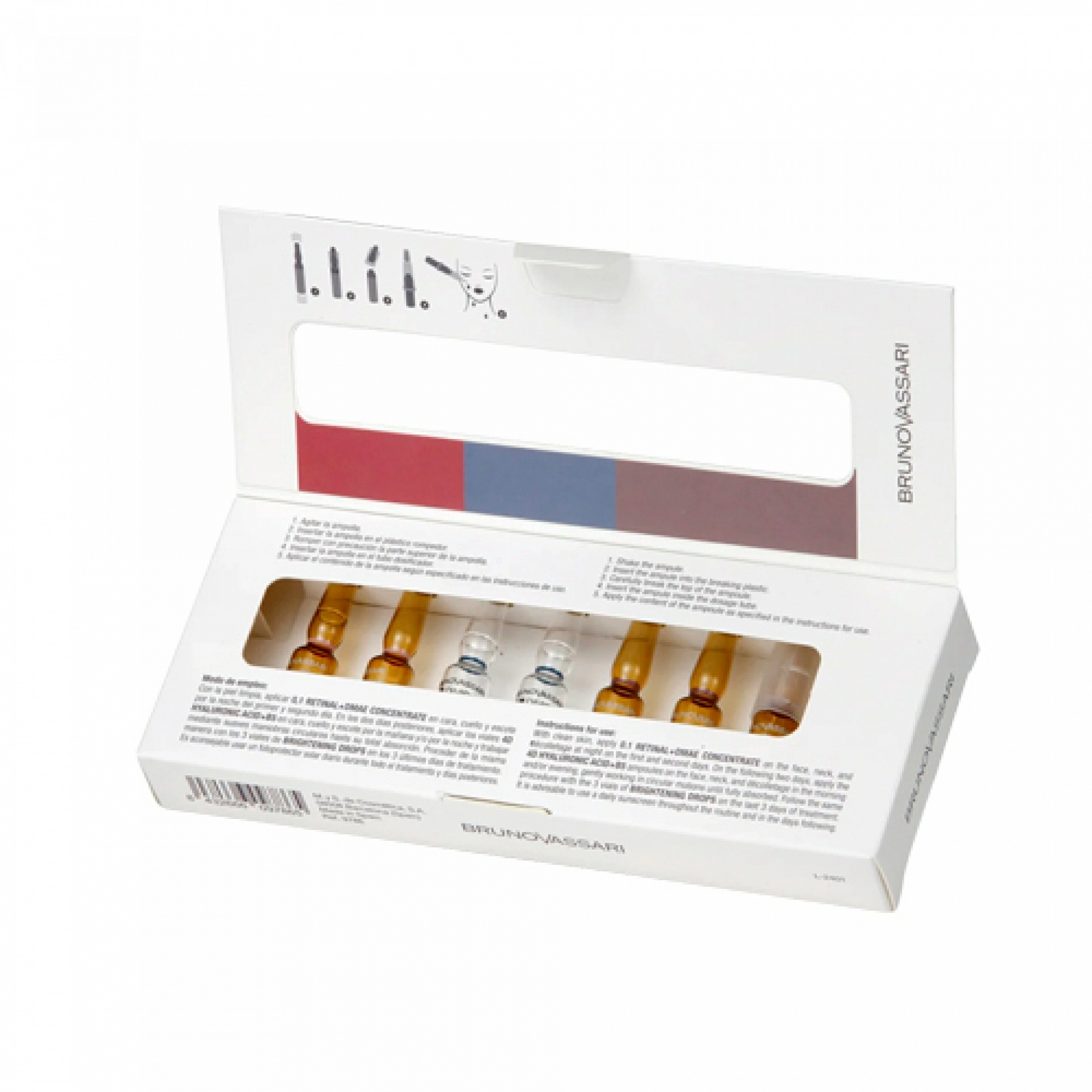 Pack Skin Cycling Anti-Age | Ampollas express antiedad 7x2ml - Skin Cycling - Bruno Vassari ®