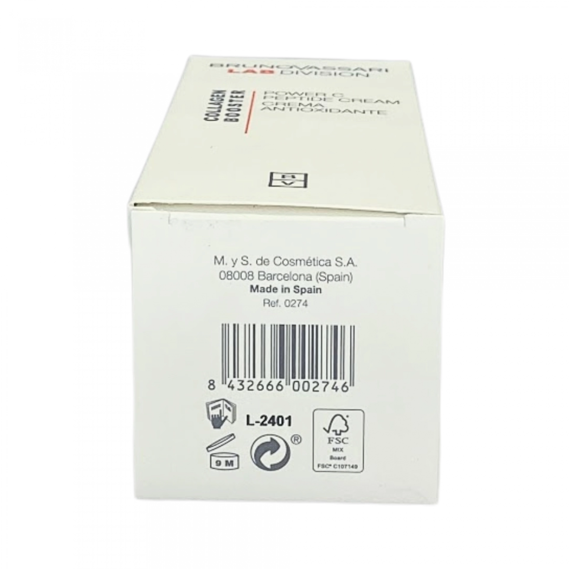 Power C Peptide Cream | Crema antioxidante 50ml - Collagen Booster - Bruno Vassari ®