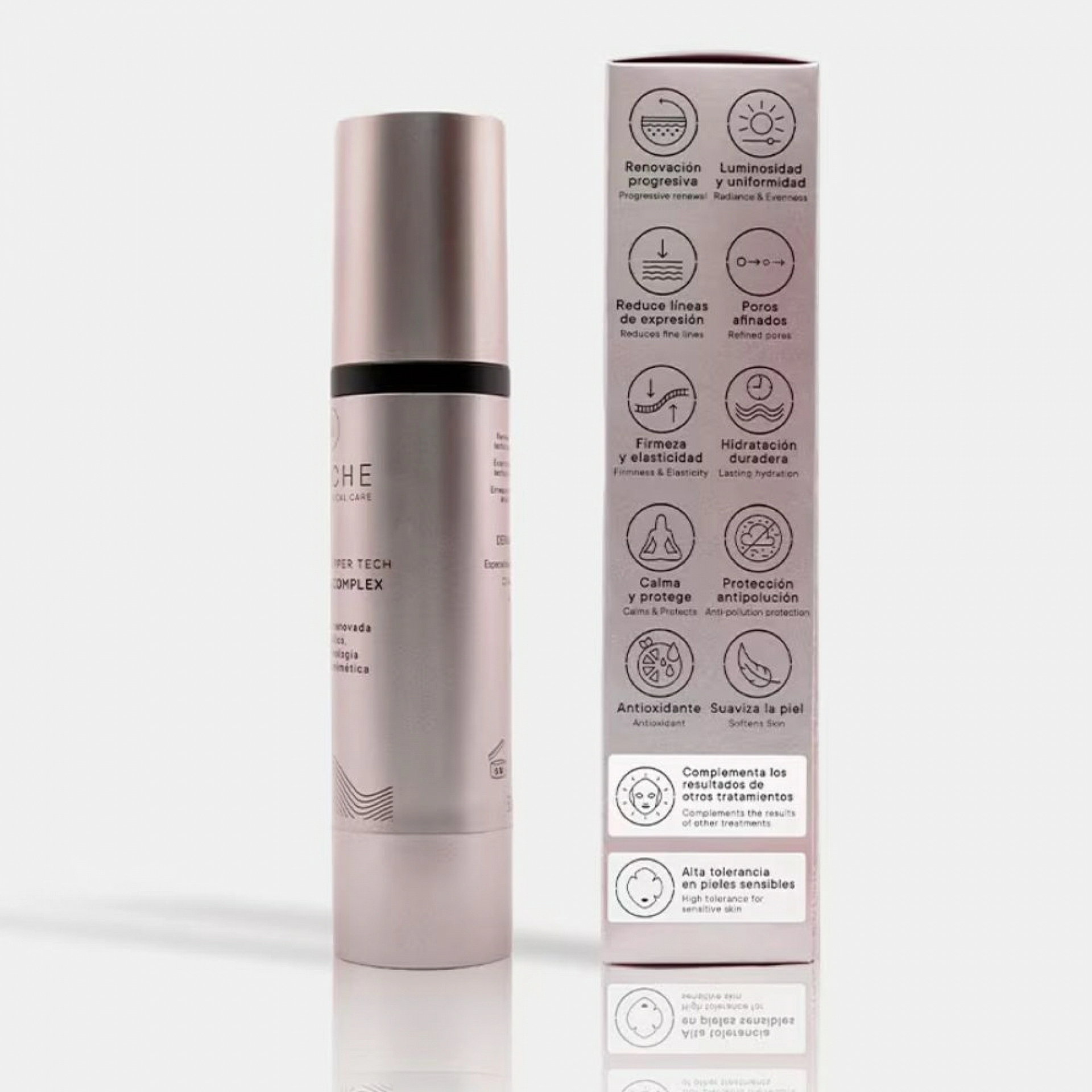 Pro-Acid Complex Cream 50ml | Crema nocturna renovadora y antiedad progresiva - Retinal Copper Tech - Atache ®