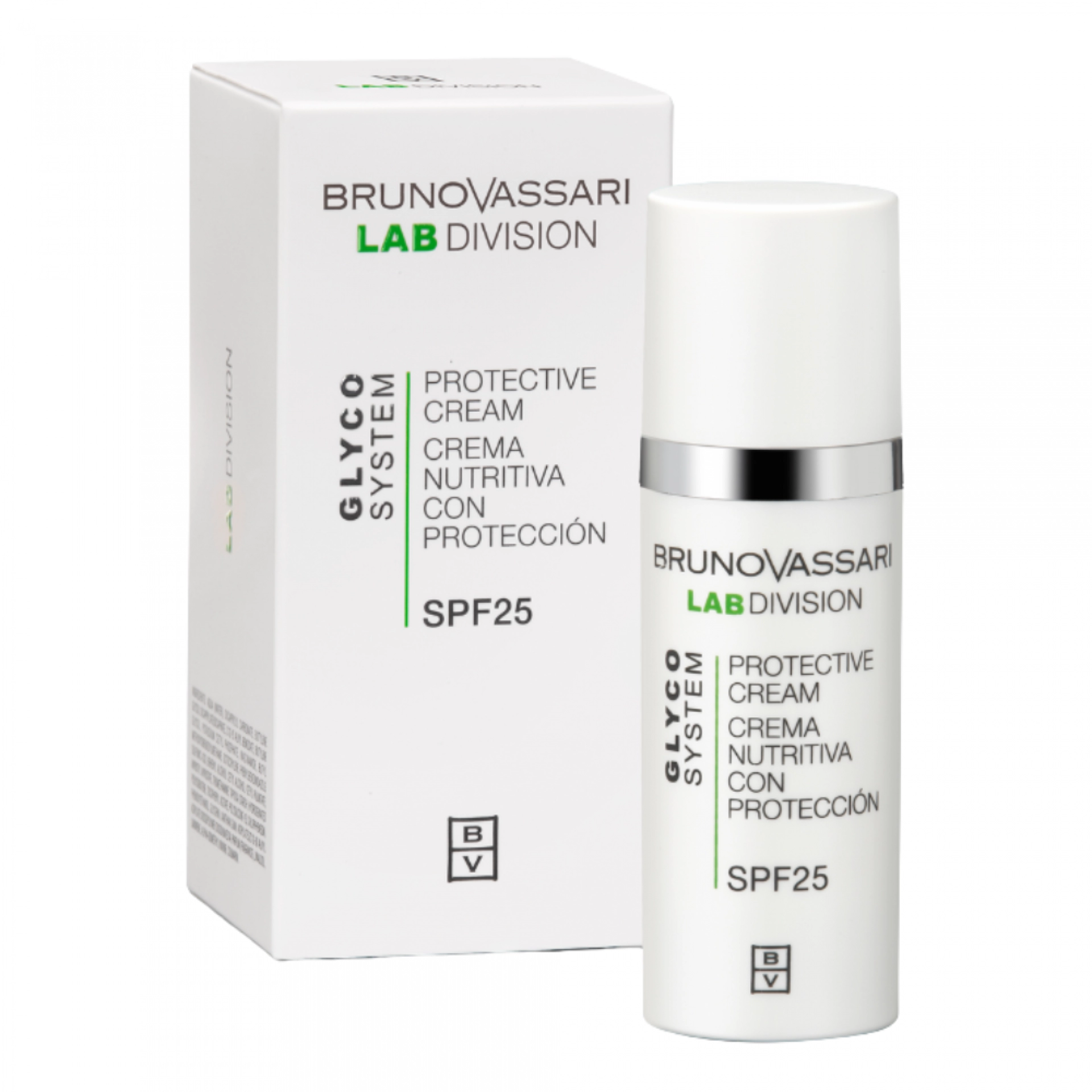 Protective Cream SPF 25 | Crema protectora 50ml - Glyco System - Bruno Vassari ®